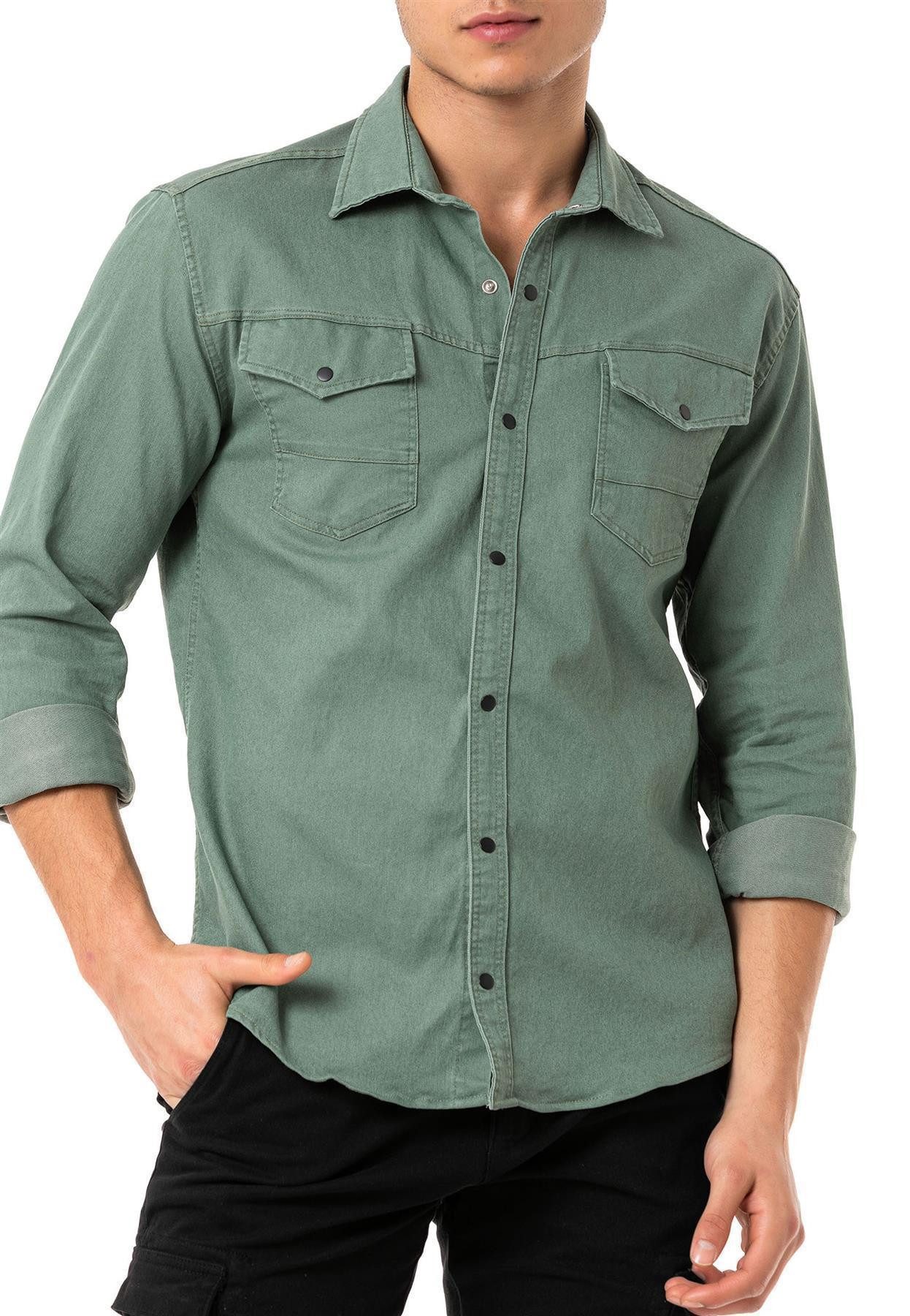 RedBridge Jeanshemd Premium Denim Hemd