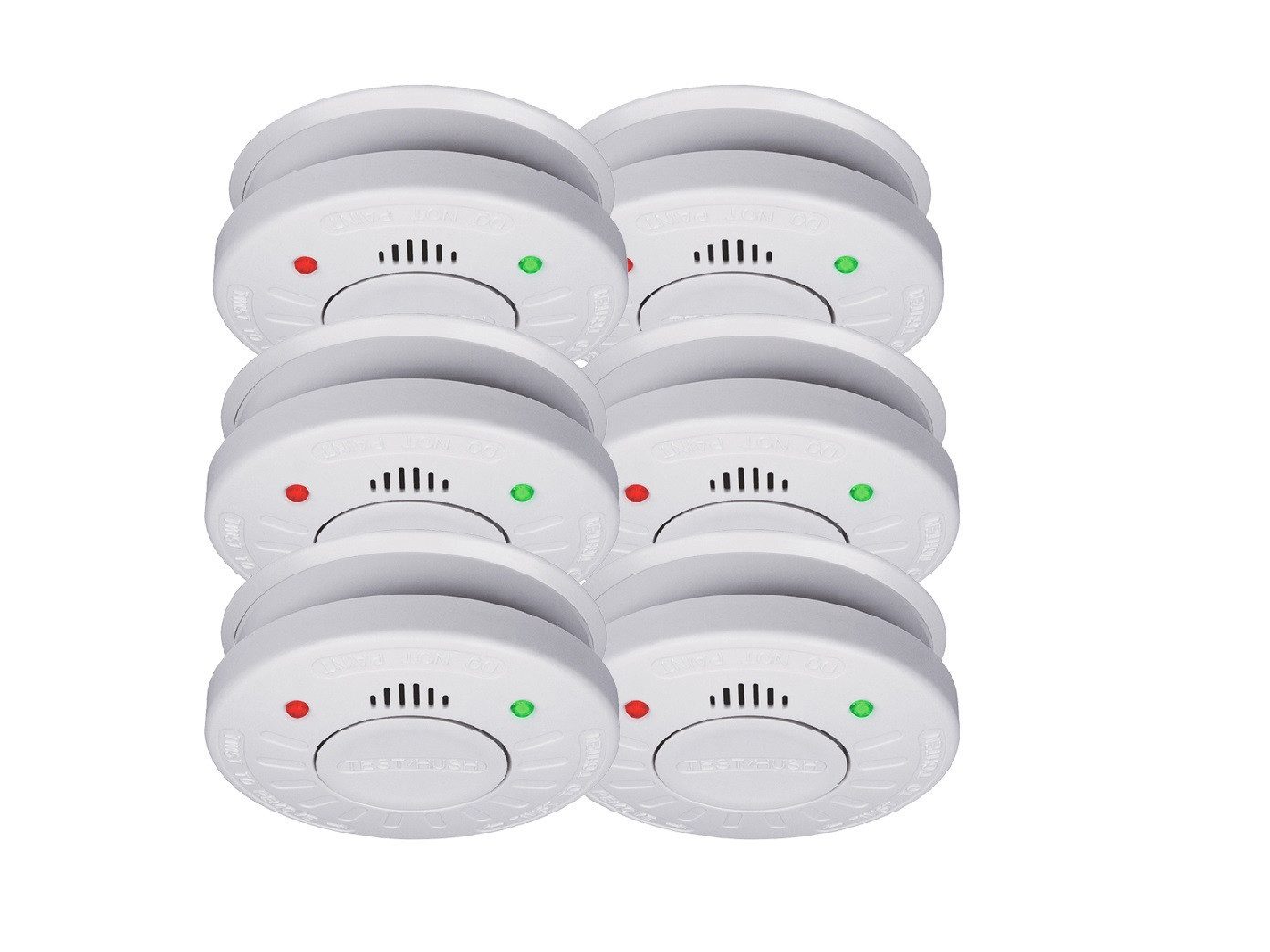 smartwares Детектор дыма (6er Set Optischer Mini Rauchwarnmelder mit 10 Jahres Batterie)