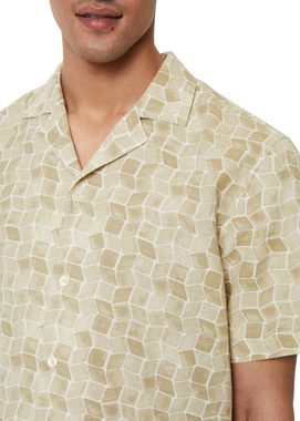 Marc O'Polo Kurzarmhemd aus Bio-Baumwolle und Leinen