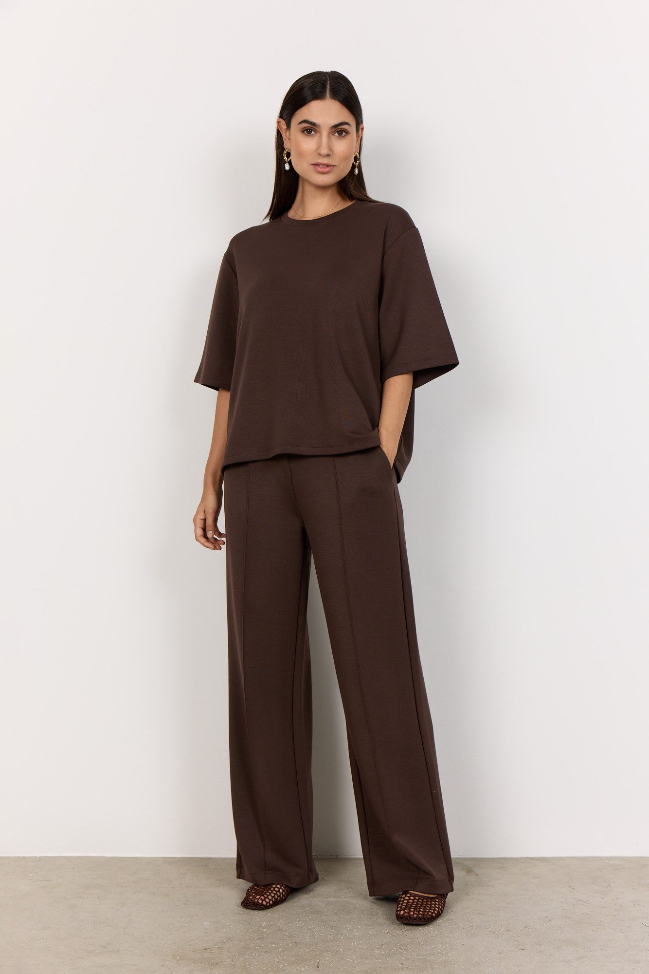 soyaconcept Rundhalsshirt SC-BANU 231 aus Viskosemischung mit Modal, Polyester und Elasthan, pflegeleicht