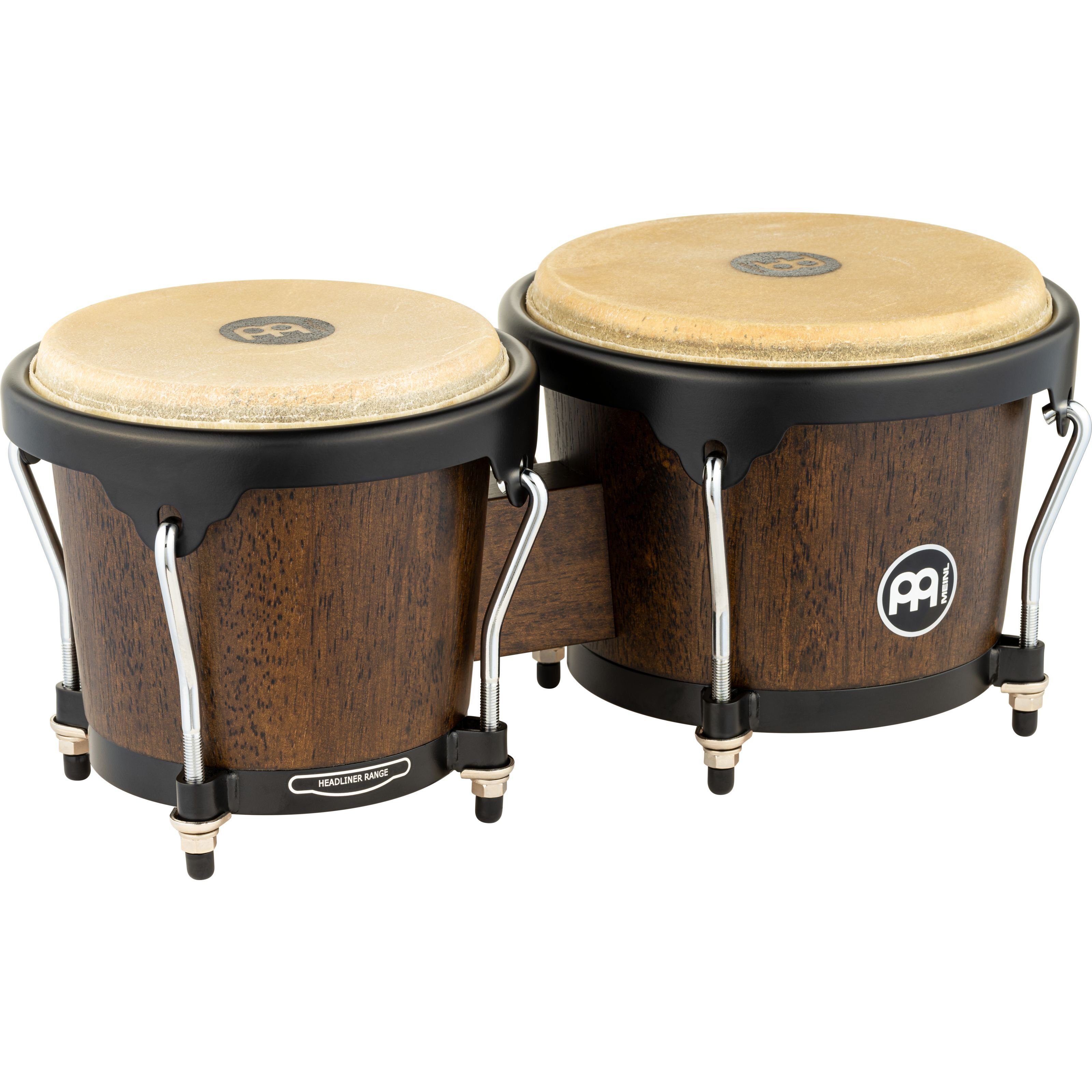 Meinl Percussion Bongo,Headliner Des. Bongos HB100 6 3/4"+8" Vintage Wine Barrel, Percussion, Bongos, Headliner Des. Bongos HB100, 6 3/4"+8", Vintage Wine Barrel - Bongo