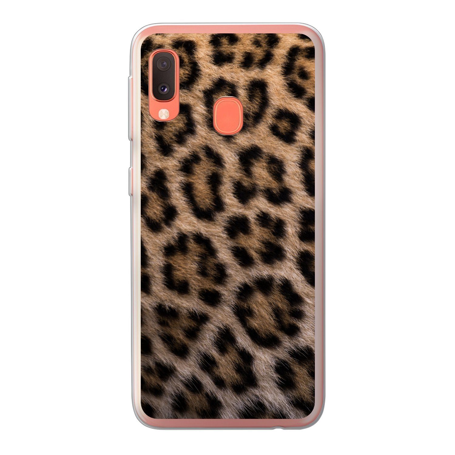 MuchoWow Handyhülle für Samsung Galaxy A20e Panther Druck, Smartphone-Bumper, Print, Handy Schutzhülle Dünn