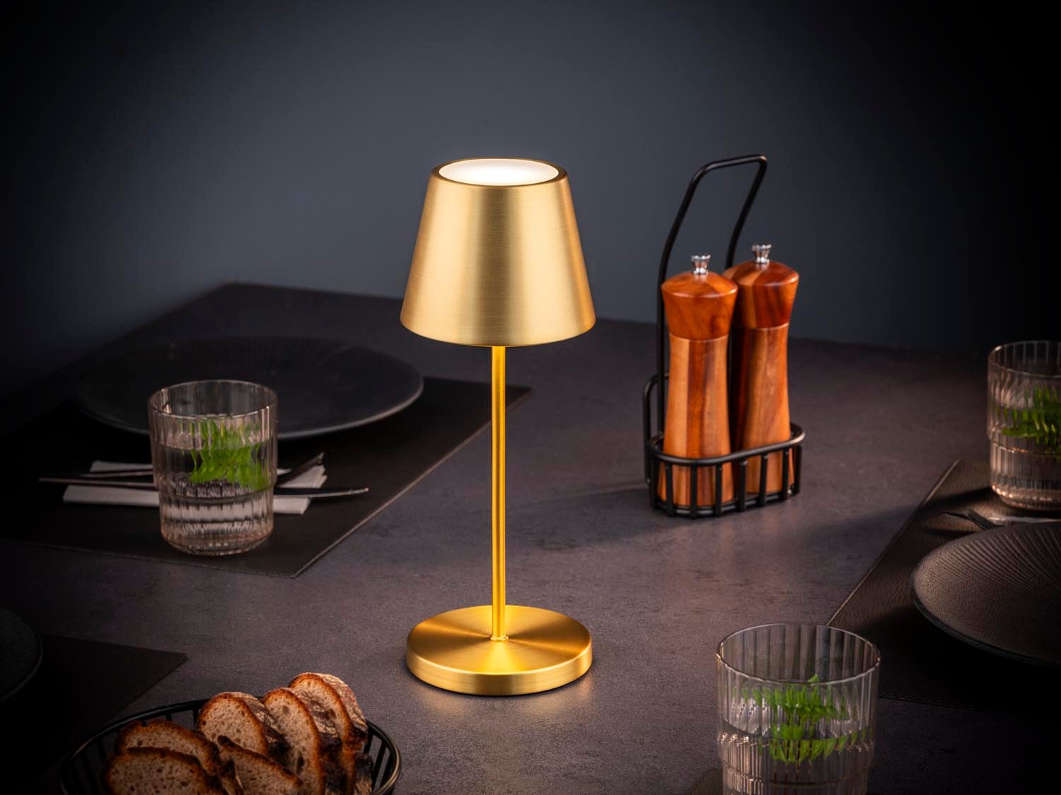 APS LED Tischleuchte "MERLE" Kabellose USB-C Tischleuchte, CCT - über Fernb günstig online kaufen