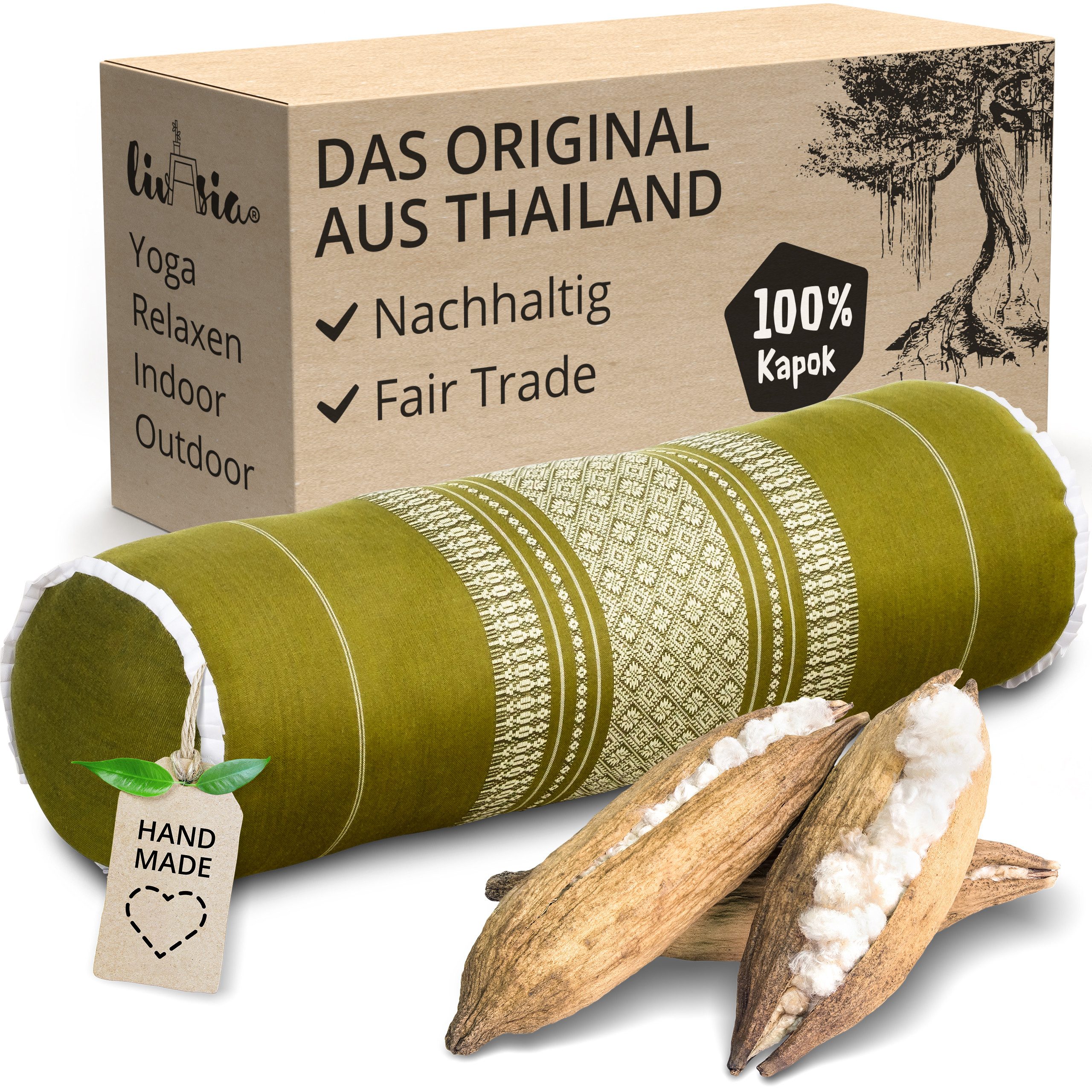 livasia Nackenrolle Nackenrolle, vegan und handgefertigt, günstig online kaufen
