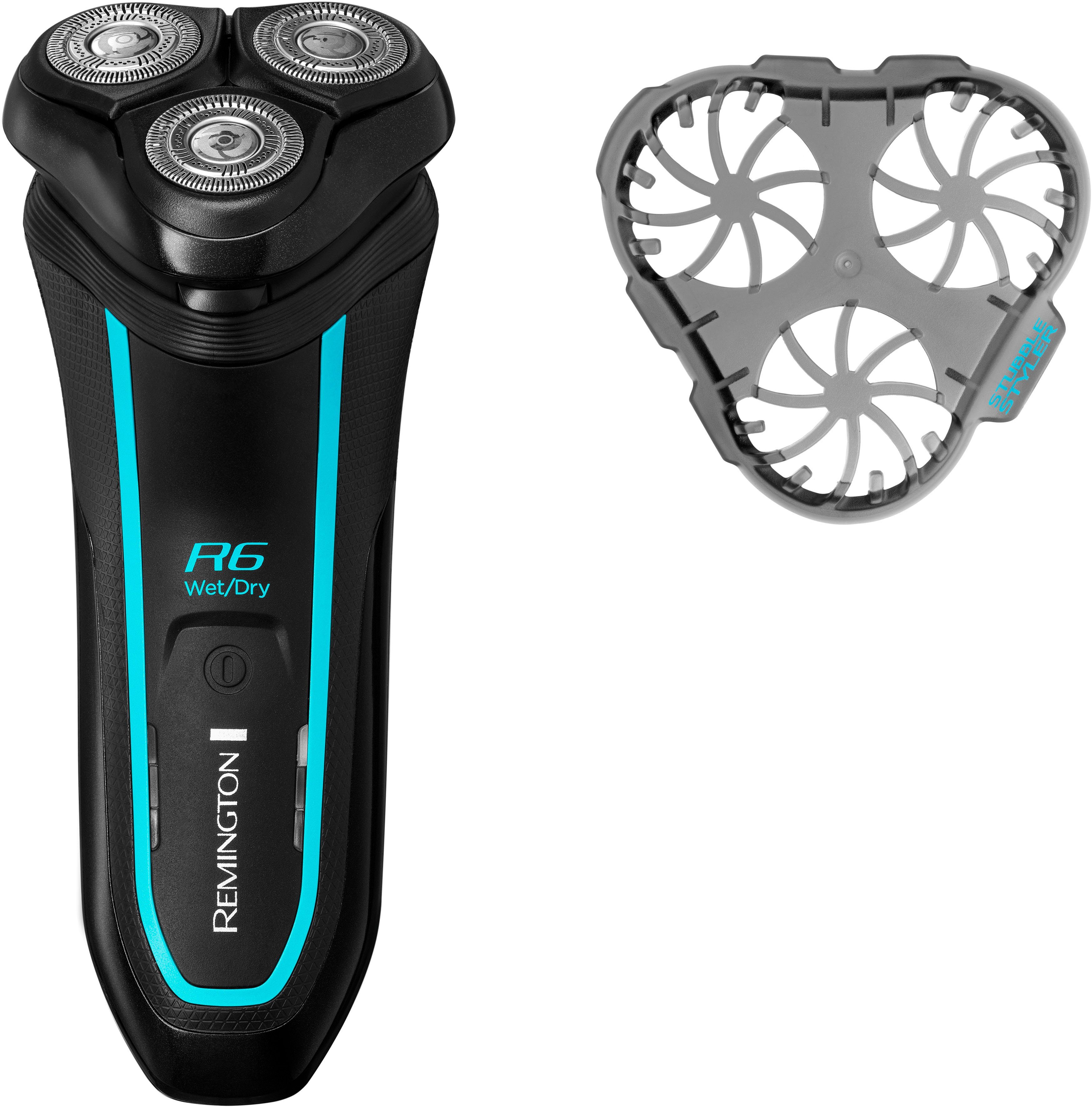 Remington Elektrorasierer R6000 Style Wasserdichtes Rasiersystem, Aufsätze: 1, Nass & Trockenrasur, 100 % wasserdicht, mit 3-Tage-Bart Styler