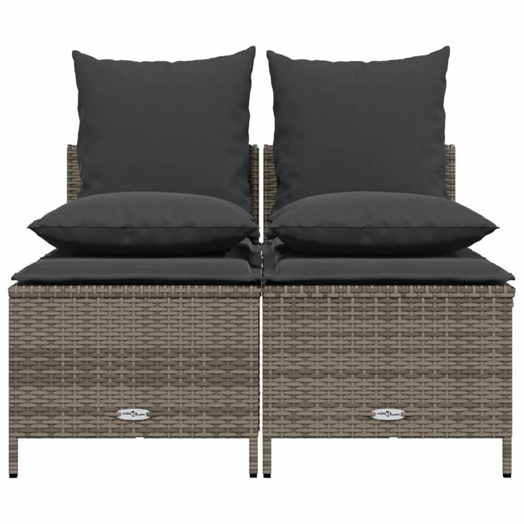 vidaXL Gartenlounge-Set 4-tlg. Garten-Sofagarnitur mit Kissen günstig online kaufen