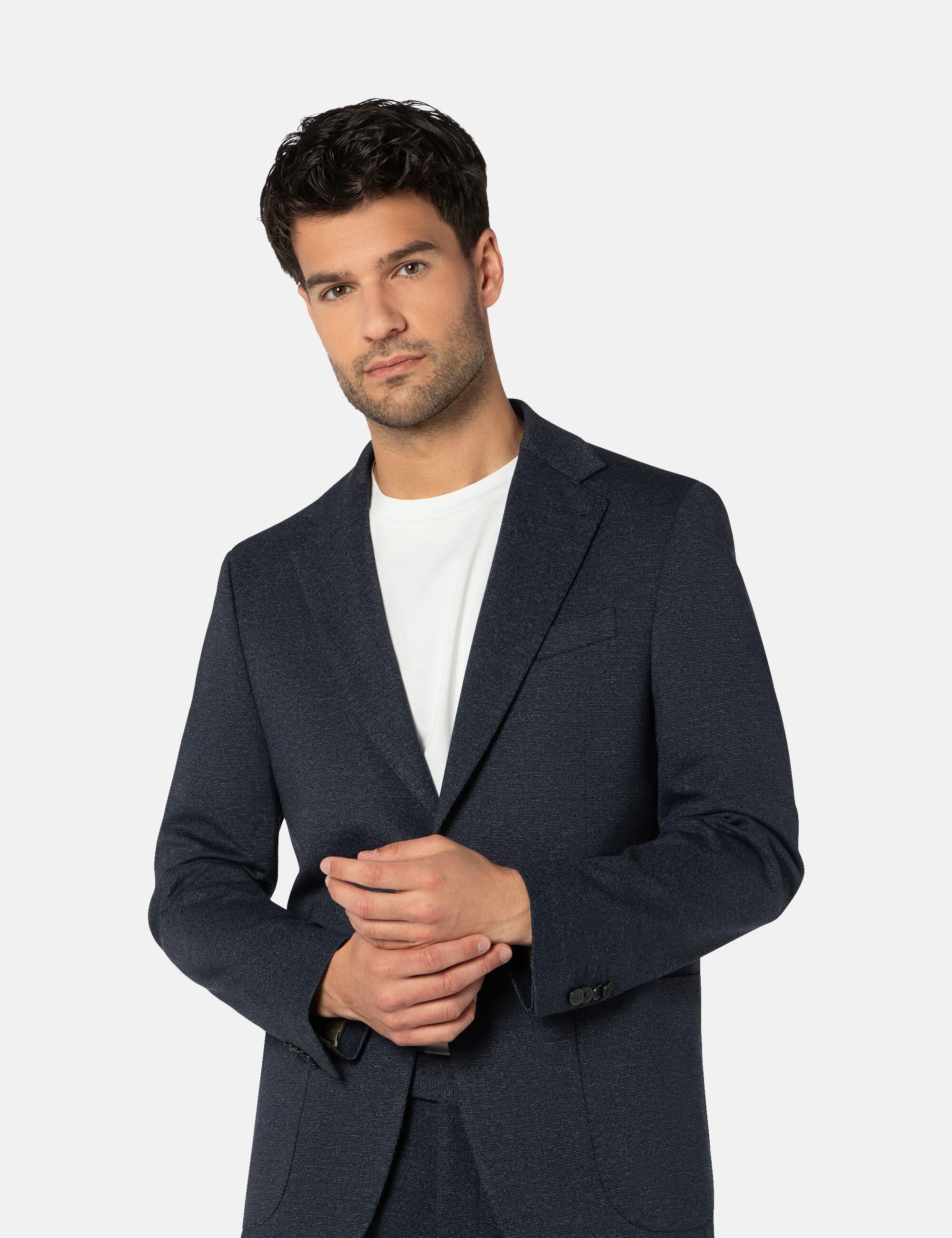 BENVENUTO. Anzug Anzug MATTEO MESSINA J Modern-Fit (2-tlg) mit klassischem Reverskragen – Bild 4 von 5