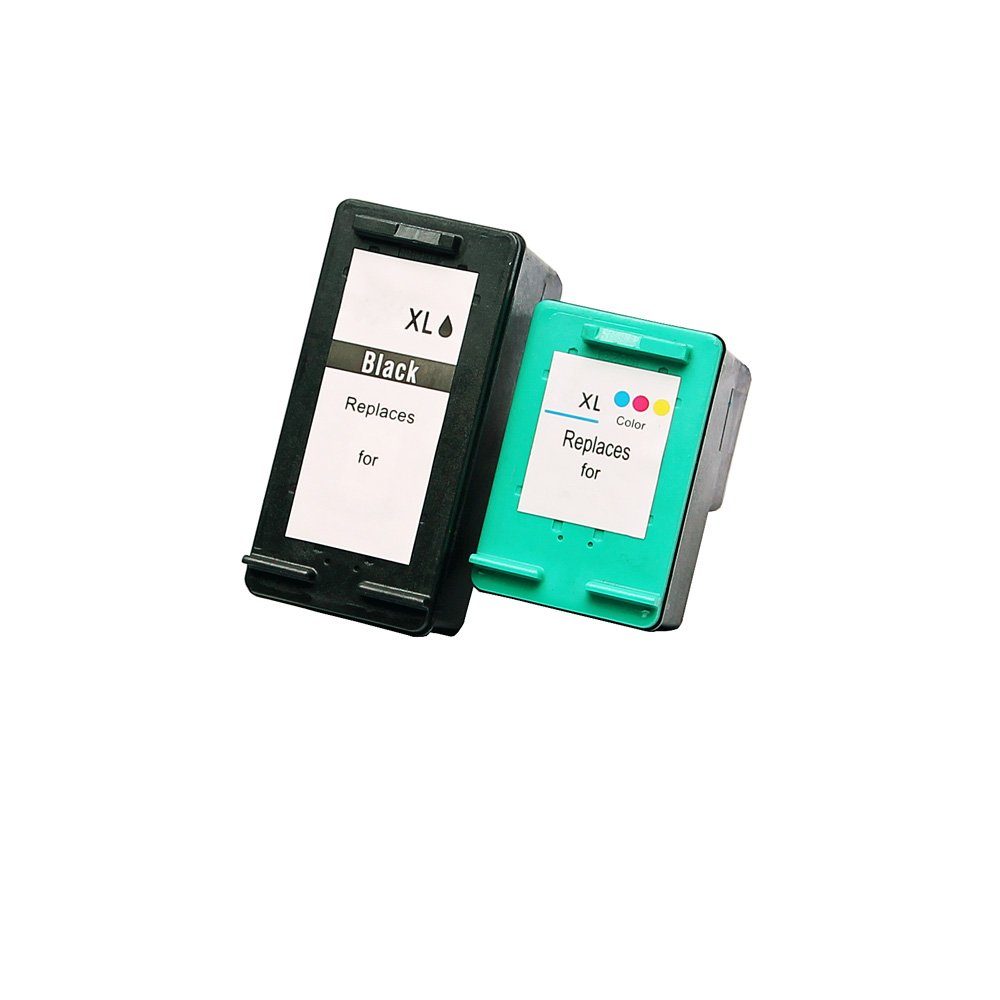 ABC Tintenpatrone (Kompatibles Set 2x Patrone für HP 339 Schwarz & 344 Farbig DeskJet, 540DT 6600 6620 6800 6830 6830V 6840 6900 6940 6940DT 6980 6980DT 6985)