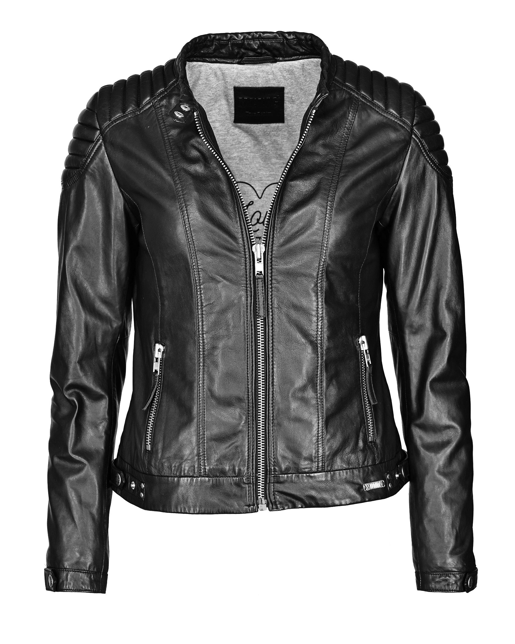 31020257 MUSTANG Lederjacke black