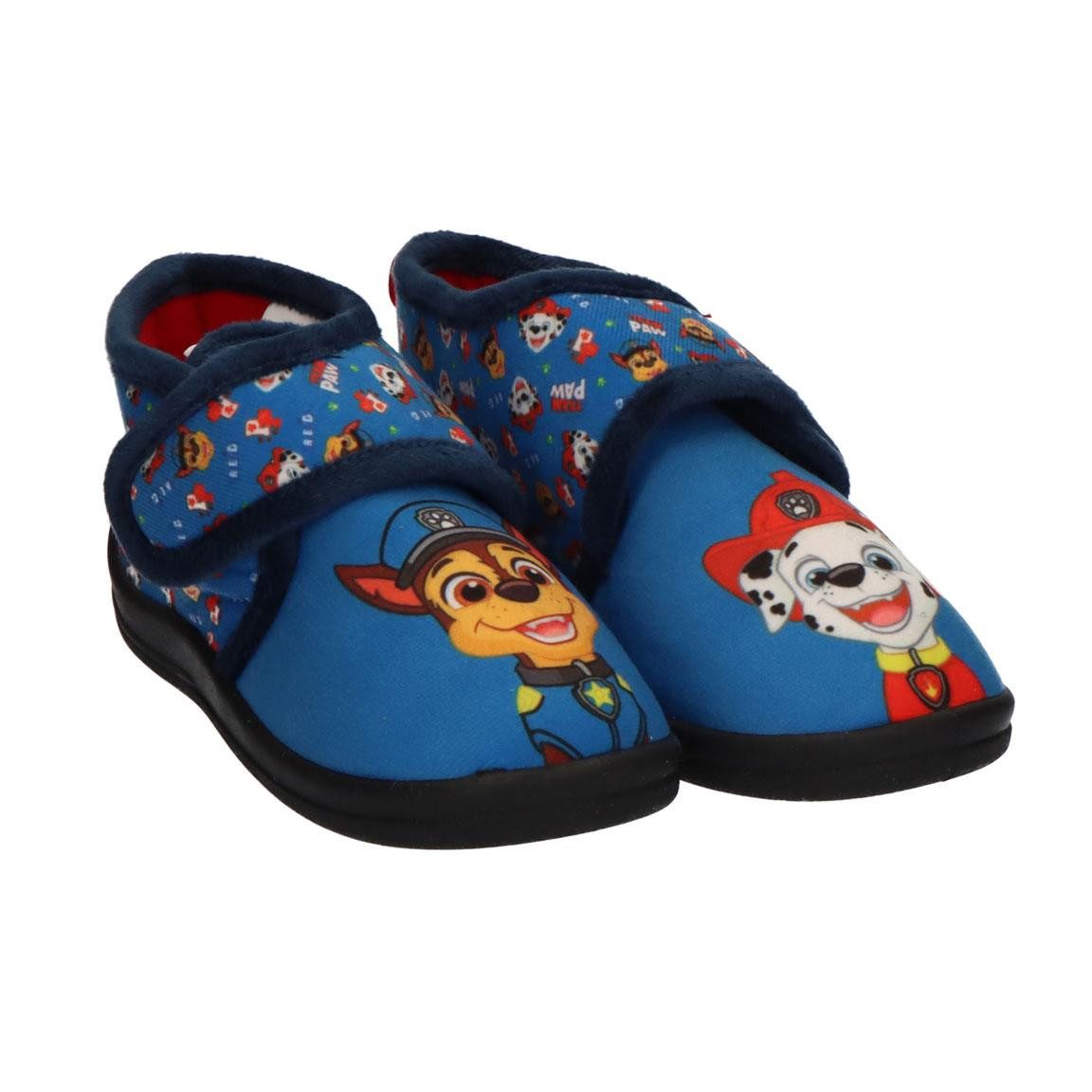 PAW PATROL PAW PATROL Kinder-Hausschuhe mit Klettverschluss Mädchen und Jungen Pantoffel