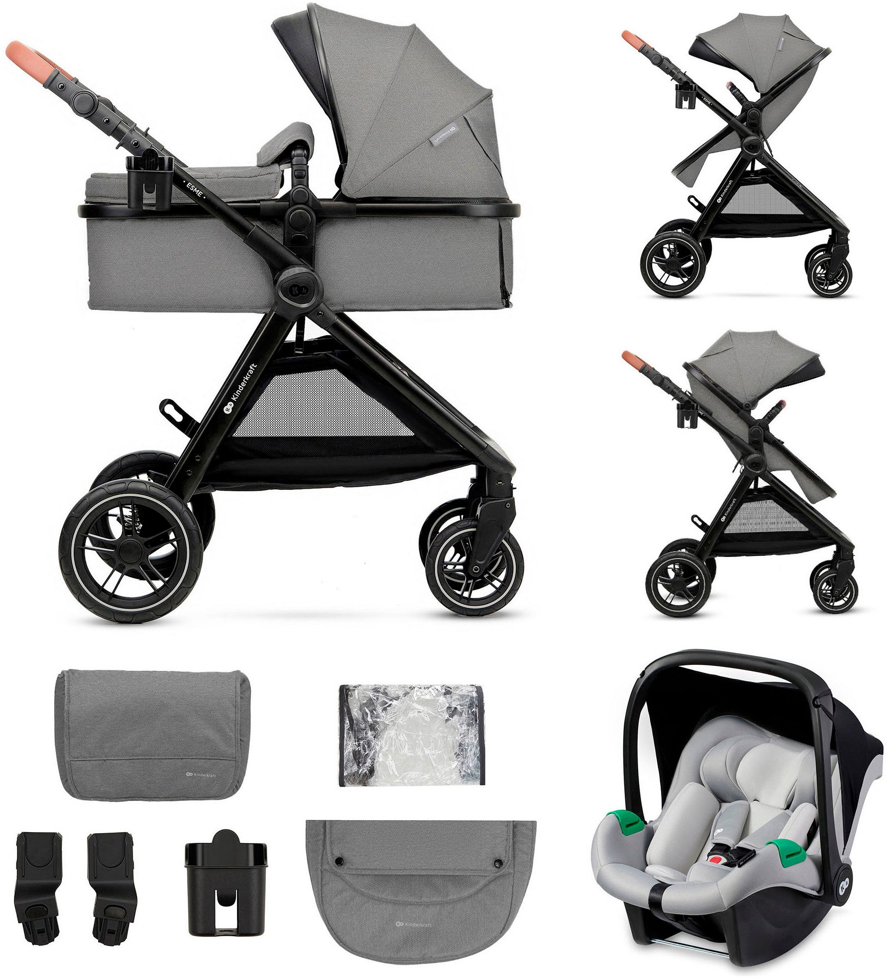Kombi-Kinderwagen ESME 3IN1