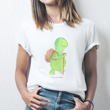 Mr. & Mrs. Panda T-Shirt Schildkröte Wanderer - Weiß - Geschenk, Schildkröten, Frauen, Motivat (1-tlg)