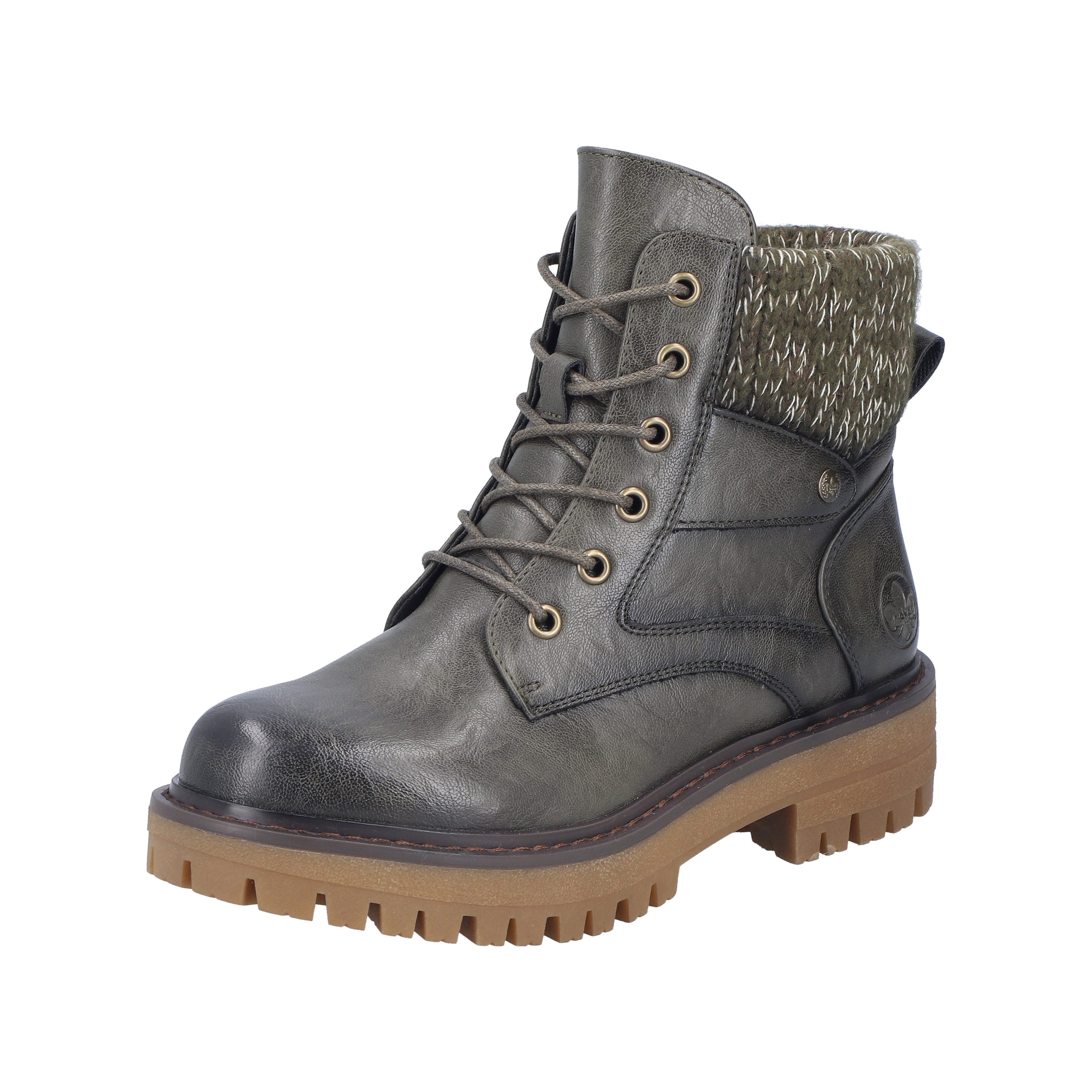 Rieker Winterboots Schnürboots, Schnürstiefelette in Used-Optik