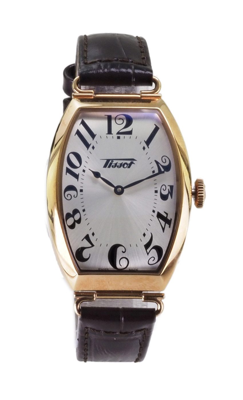 Tissot Quarzuhr Tissot Herren Quarz Uhr HERITAGE PORTO T1285093603200, (Schwarz)