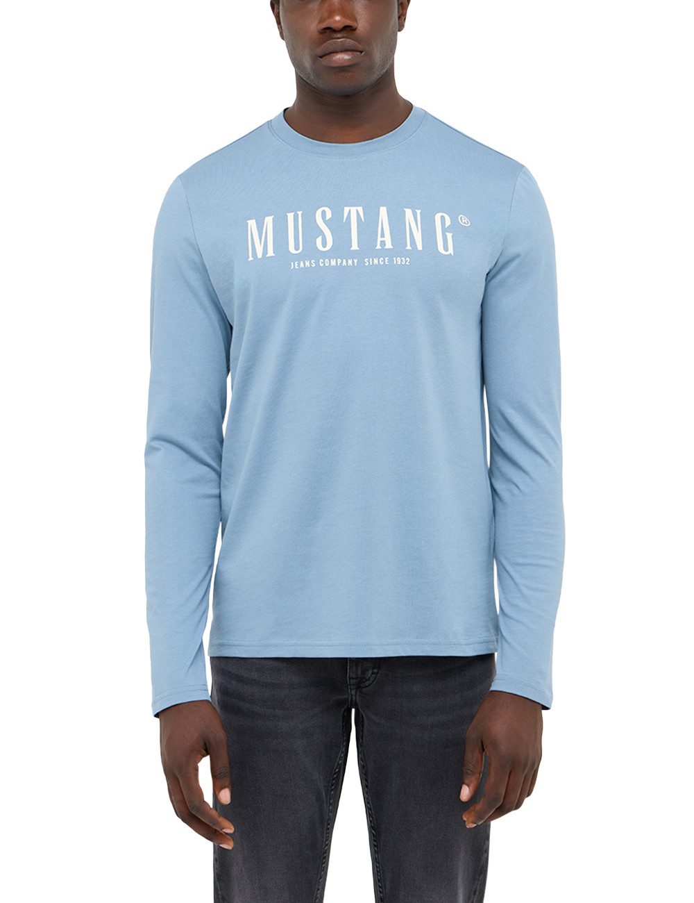 MUSTANG Langarmshirt Herren Style Asheville