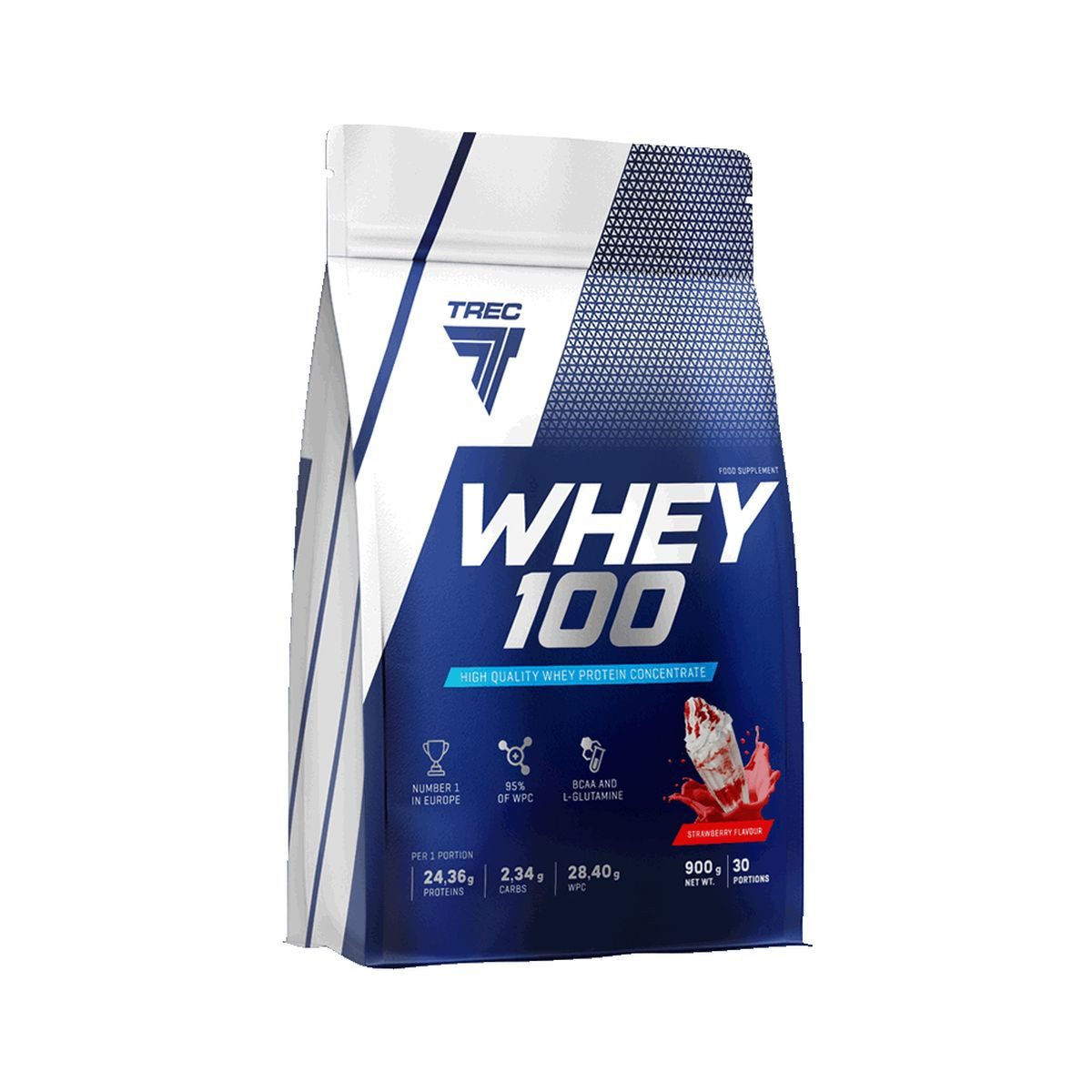 TREC Nutrition Trec Nutrition Whey 100 - 900 g Beutel Pulver