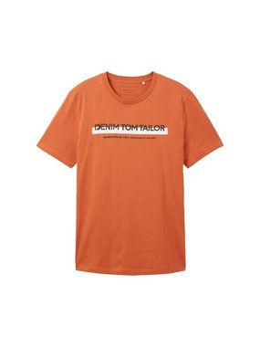 TOM TAILOR T-Shirt T-Shirt Kurzarmshirt mit Logoprint (1-tlg)