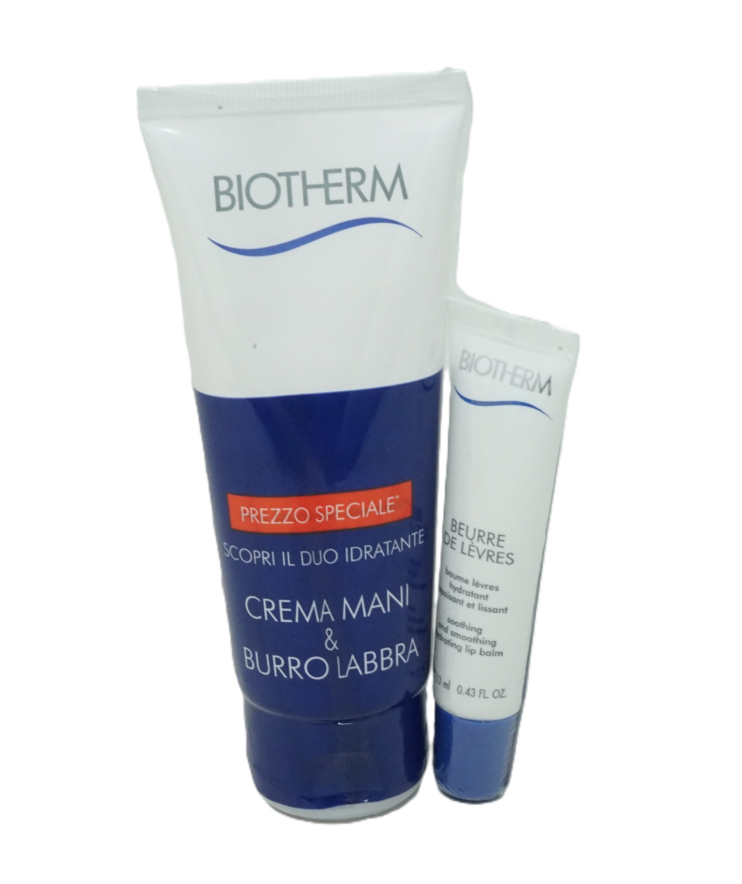BIOTHERM Feuchtigkeitscreme Biotherm Hand und Nagelpflege 100 ml+ hydrating Lip Balm 13 ml