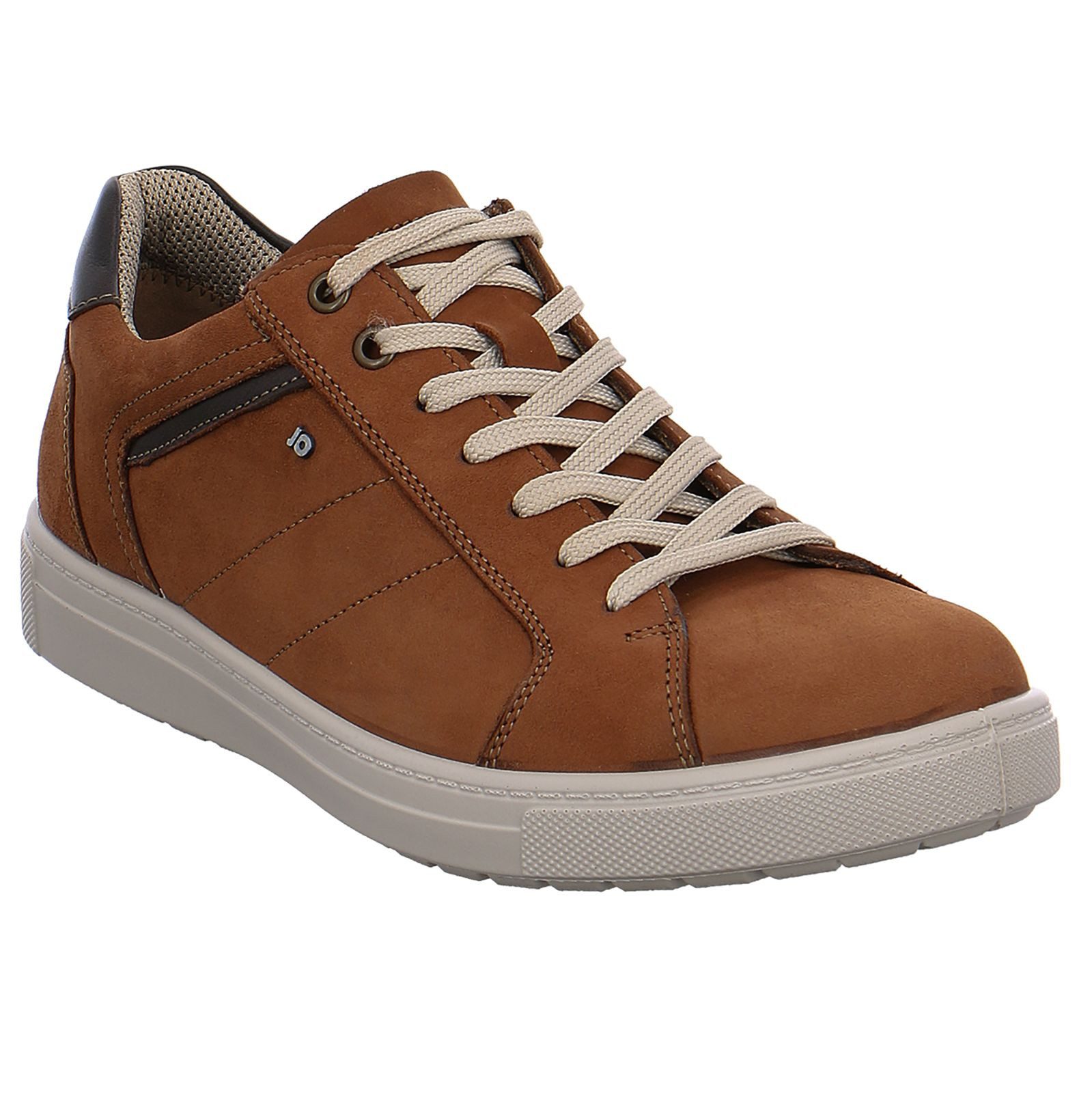 Jomos Jomos Leder-Schnürhalbschuh Rallye cognacbraun Schnürschuh