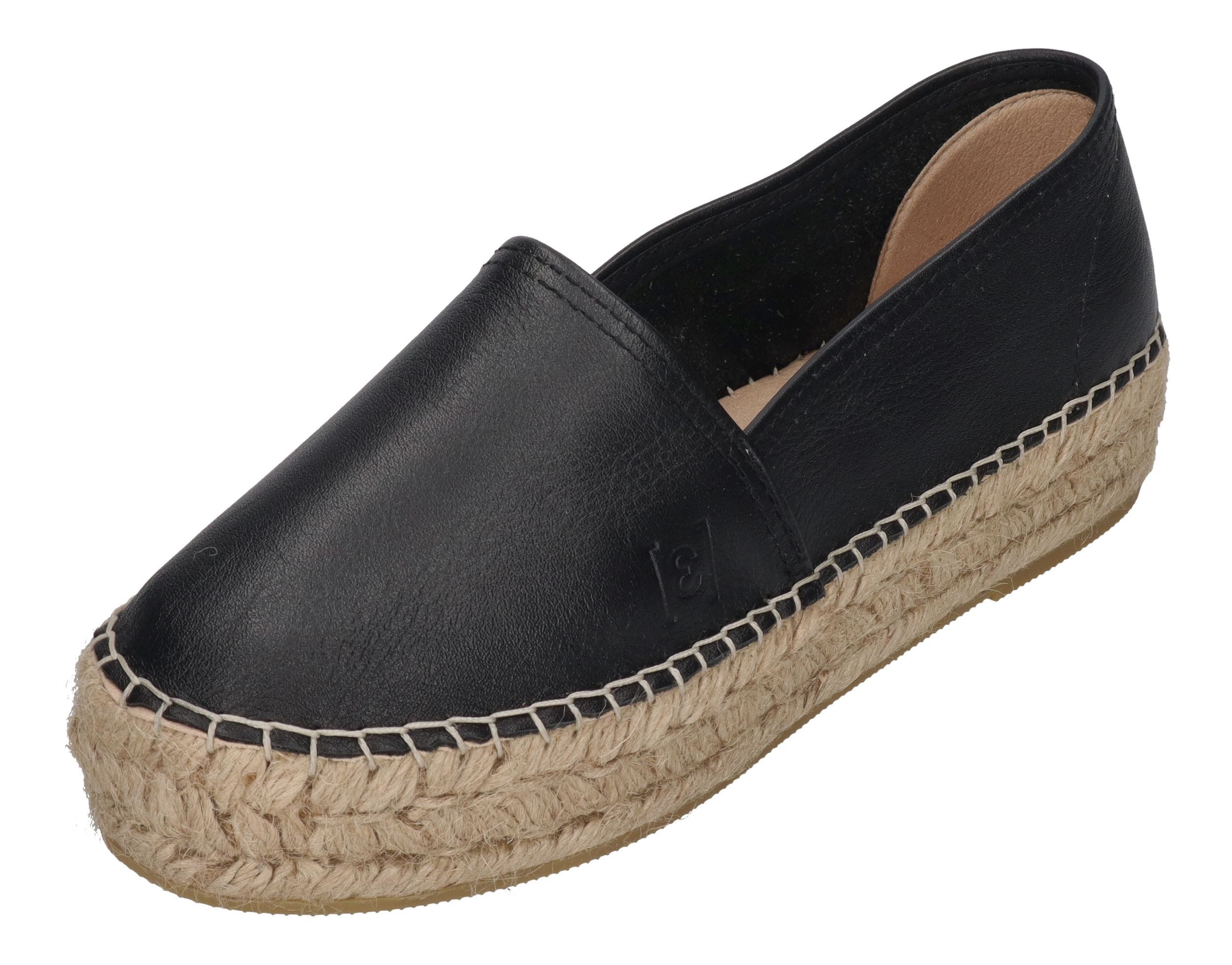 espadrij l´originale CLASSIC CUIR HIGH Espadrille Noir