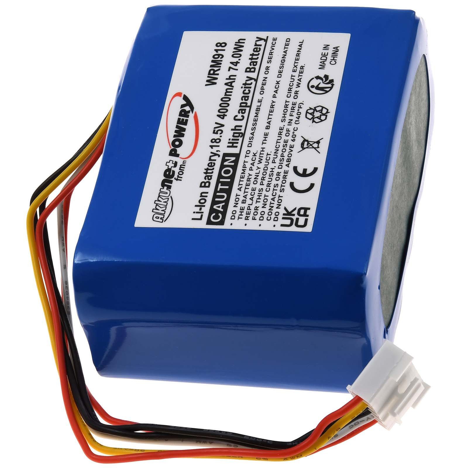 Powery Akku für Robomow RK1000 RK1000 Pro Akku 4000 mAh (18.5 V)