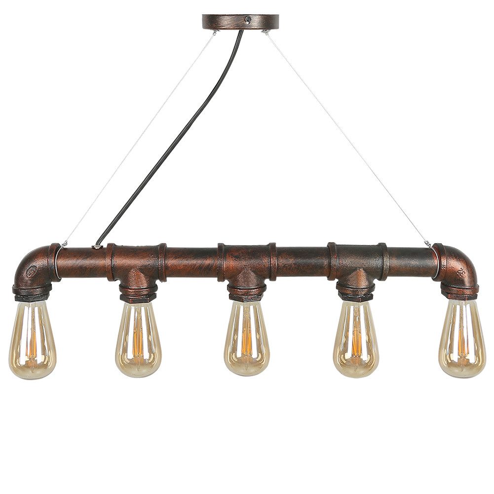 CCLIFE Hängeleuchten Industrial Pendelleuchte Wasserrohr Retro günstig online kaufen