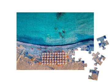 puzzleYOU Puzzle Strand auf Elafonissi, Kreta, Griechenland, 48 Puzzleteile, puzzleYOU-Kollektionen Kreta