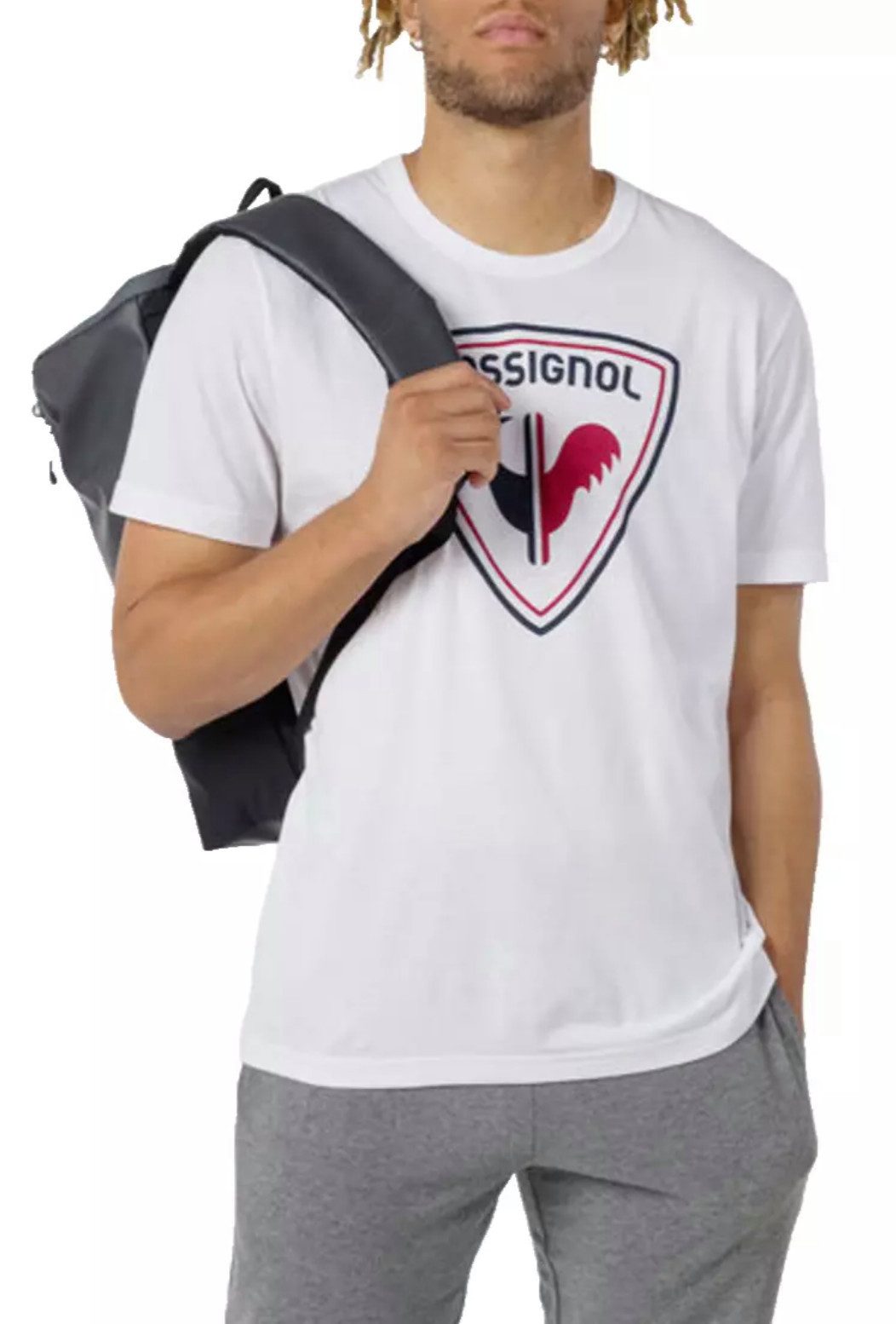 Rossignol Print-Shirt Logo Shirt Heritage Collection Stoffgewicht von 150 g/m², weicher Jersey-Baumwolle