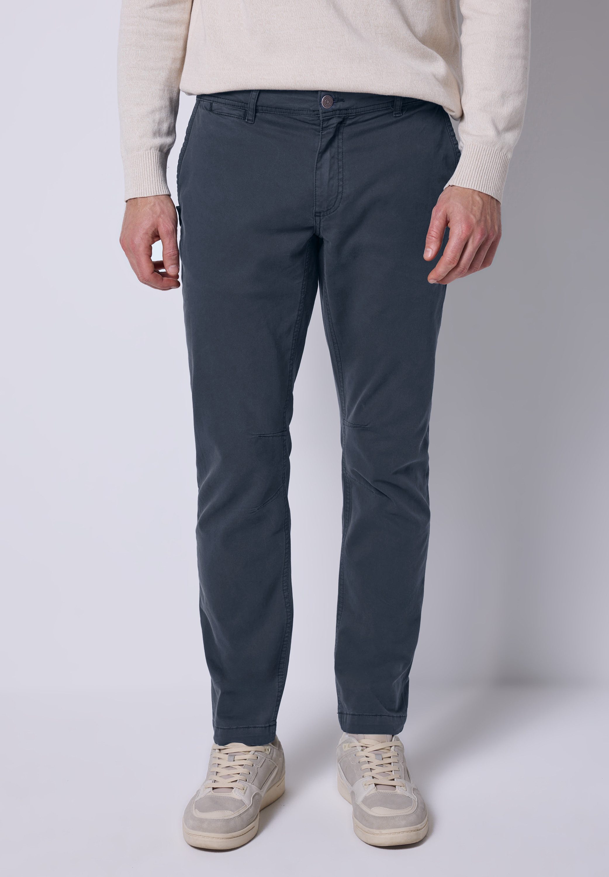 STREET ONE MEN Chinohose aus Baumwolle mit Stretchanteil
