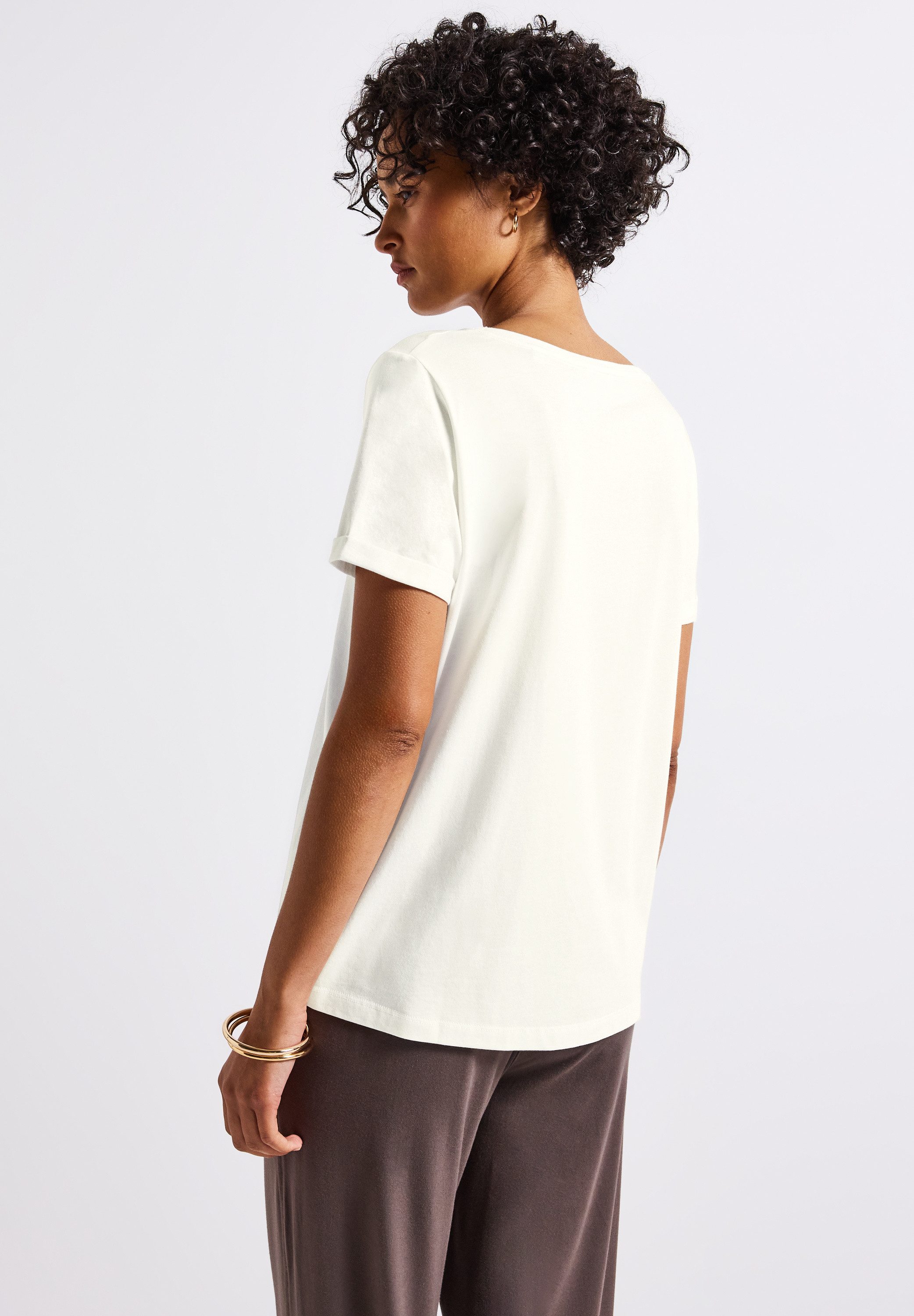 STREET ONE T-Shirt mit Front-Print günstig online kaufen