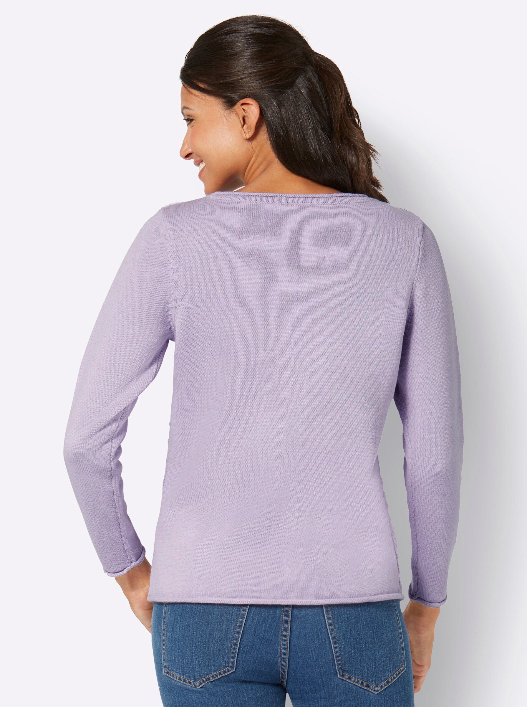 Sieh an! Strickpullover Langarm-Pullover günstig online kaufen