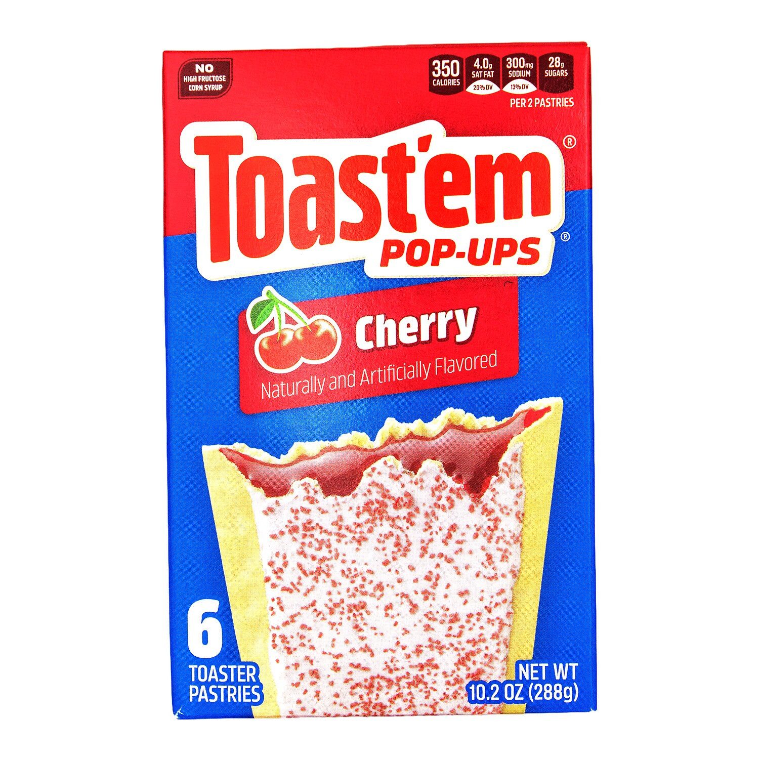 Toast'em Kekse, 1 x 288 g, Pop-Ups Frosted Cherry USA Import