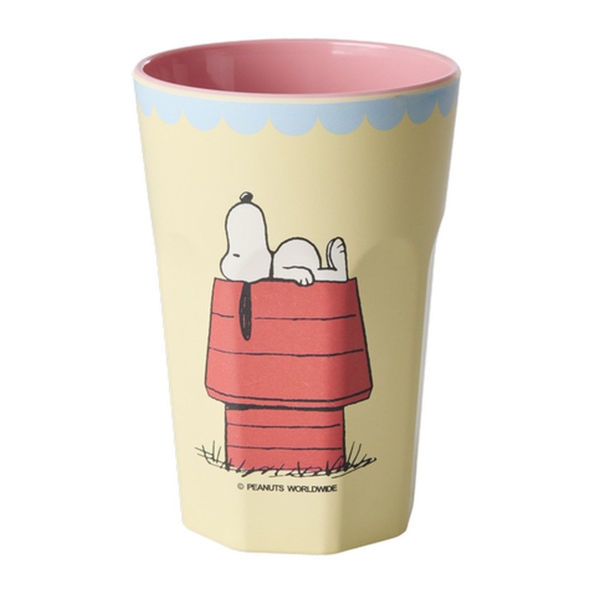 rice Becher Melamin Snoopy Design 400 ml, robust, spülmaschinengeeignet