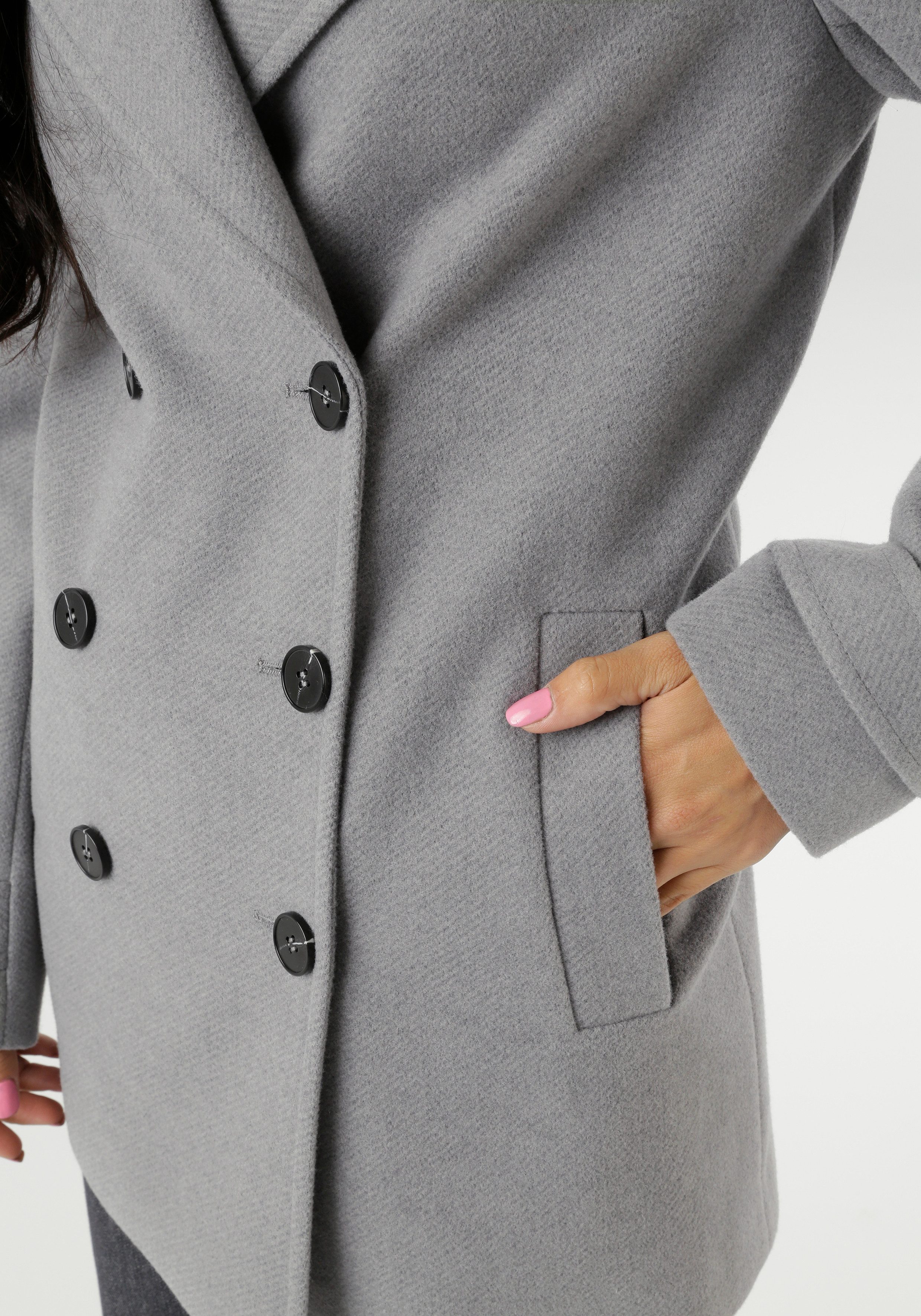 Aniston SELECTED Cabanjacke mit breitem Reverskragen