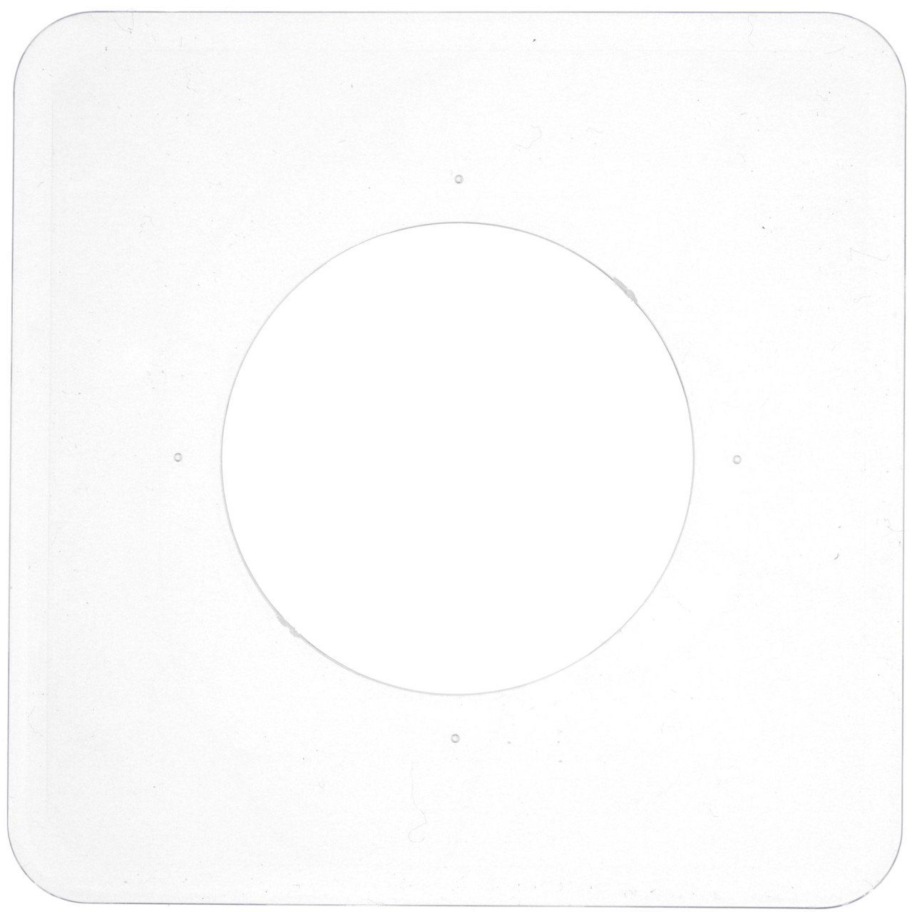 UNITEC Abdeckrahmen Tapetenschoner 1-fach transparent 2x, PP