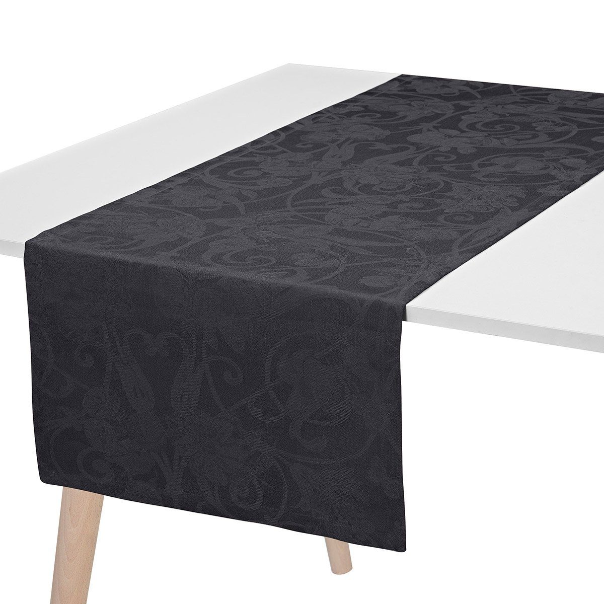 cm, 50x270 Tischläufer Onyx Le Francais jacquard-gewebt Jacquard Tischläufer Tivoli