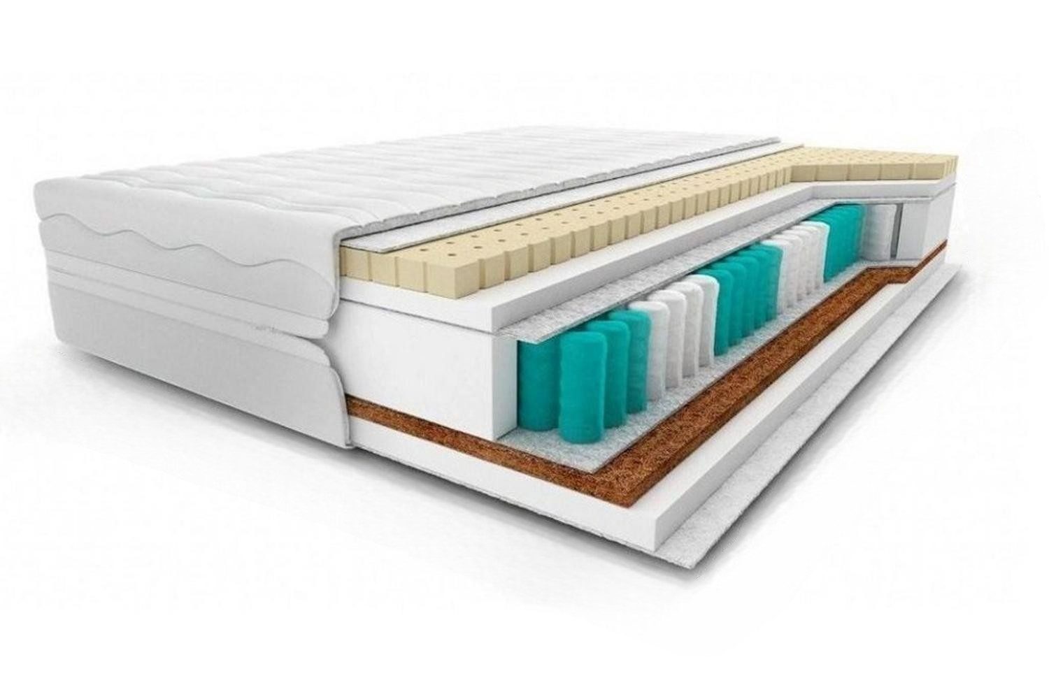 Hybridmatratze Hochwertige Matratze Матрасы 7 Zonen Matratze Bett Visco Schaumstoff, JVmoebel, 21.5 cm hoch, (Matratze), Made in Europa