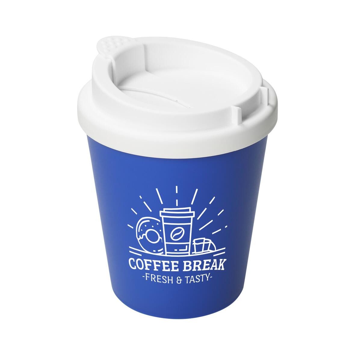 elasto Coffee-to-go-Becher 250 ml Kaffeebecher isolierter Mehrwegbecher BPA-frei, Isolierbecher, Teebecher, Coffee Mug, recycled Becher, Made in Germany