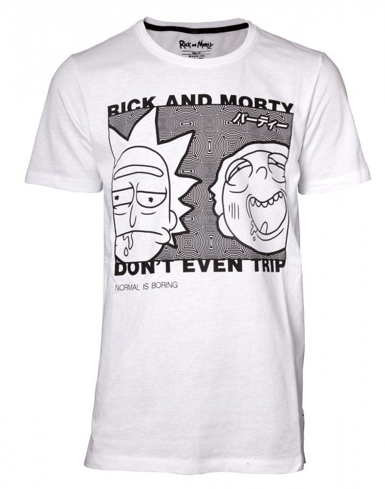 Herren Shirts DIFUZED T-Shirt Rick and Morty - Don't even trip