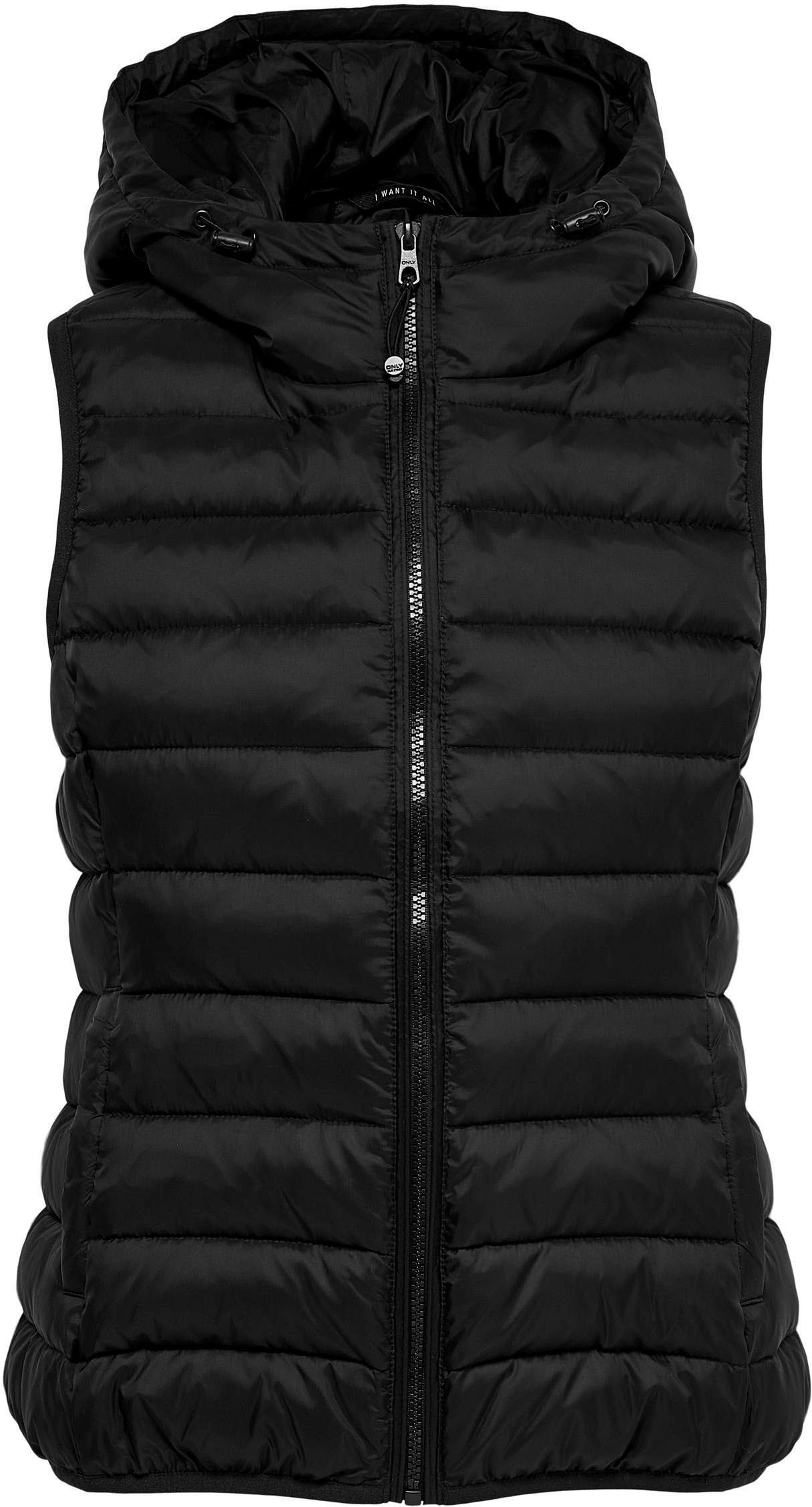 ONLY Steppweste ONLNEWTAHOE HOOD WAISTCOAT NOOS Black OTW