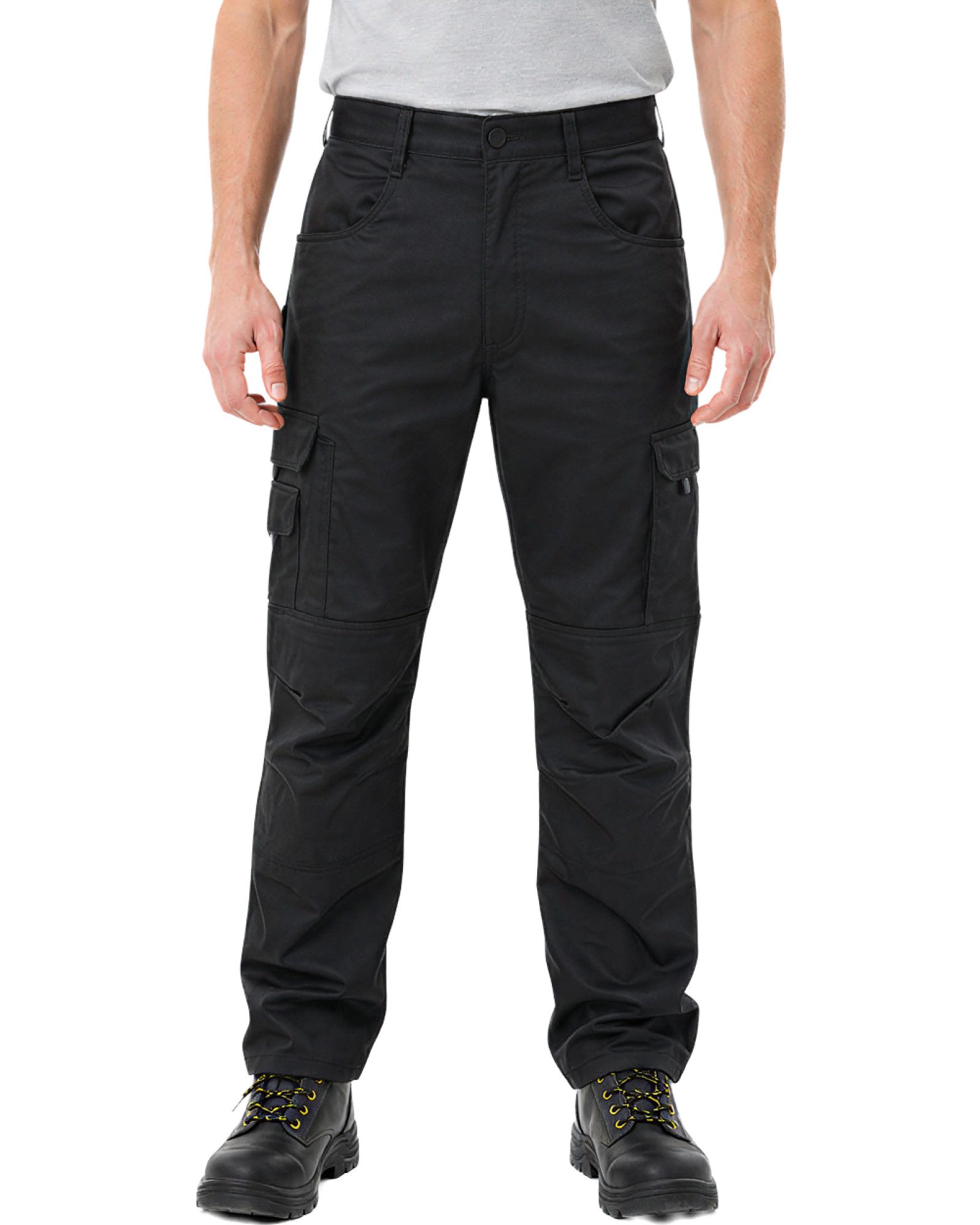 WORK IDEA Arbeitshose Herren Camouflage Cargohose mit Kniepolstertaschen (1-tlg)
