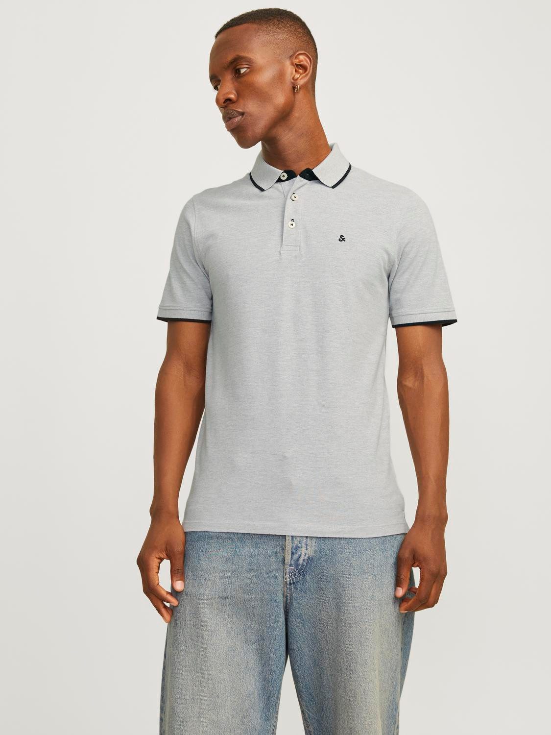 Jack & Jones Poloshirt JJEPAULOS Slim Fit, sportlich-elegant, mit Stickerei günstig online kaufen