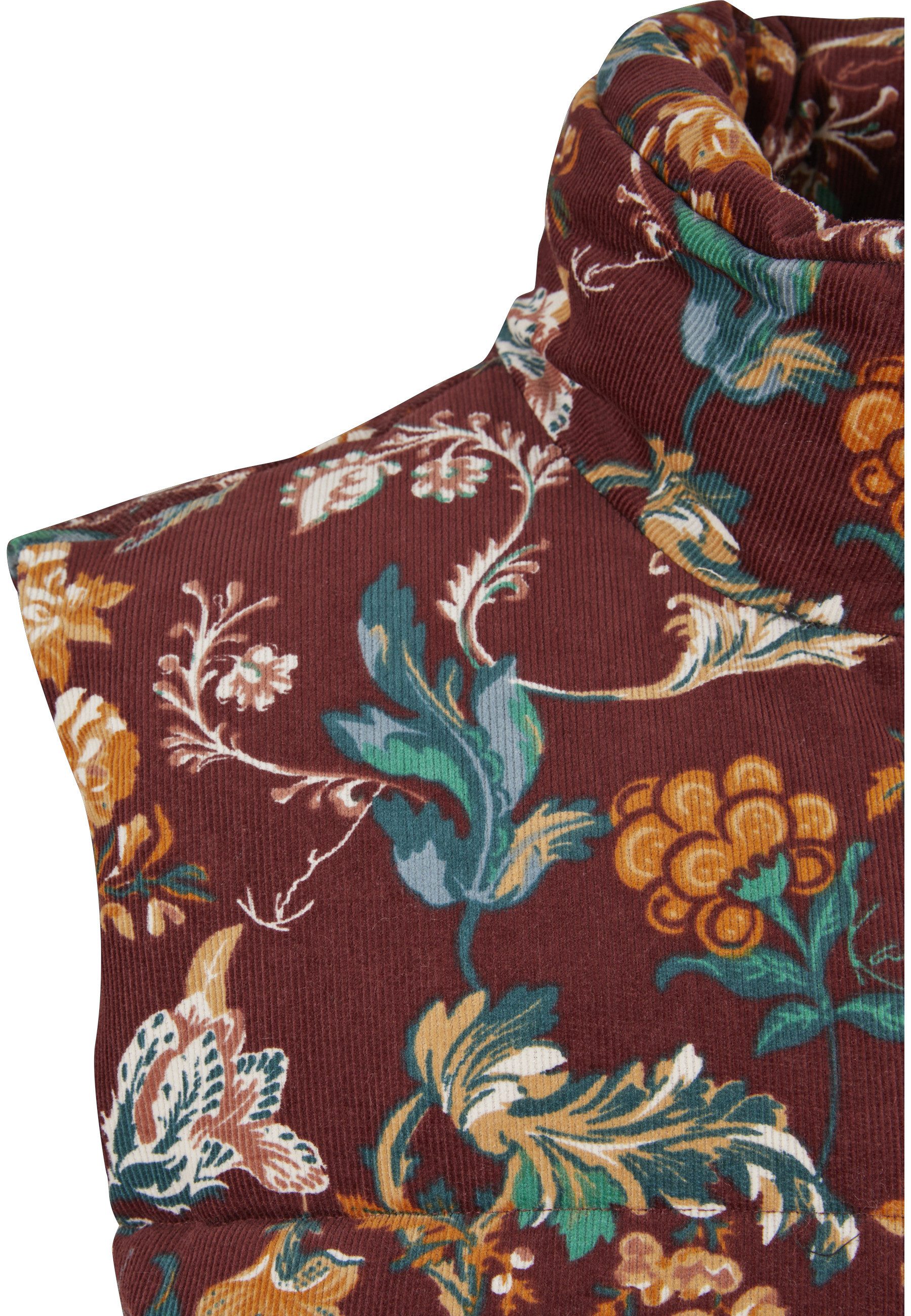 Karl Kani Steppweste Karl Kani Herren KM223-079-1 OG Corduroy Flower Puffer Vest (1-tlg)