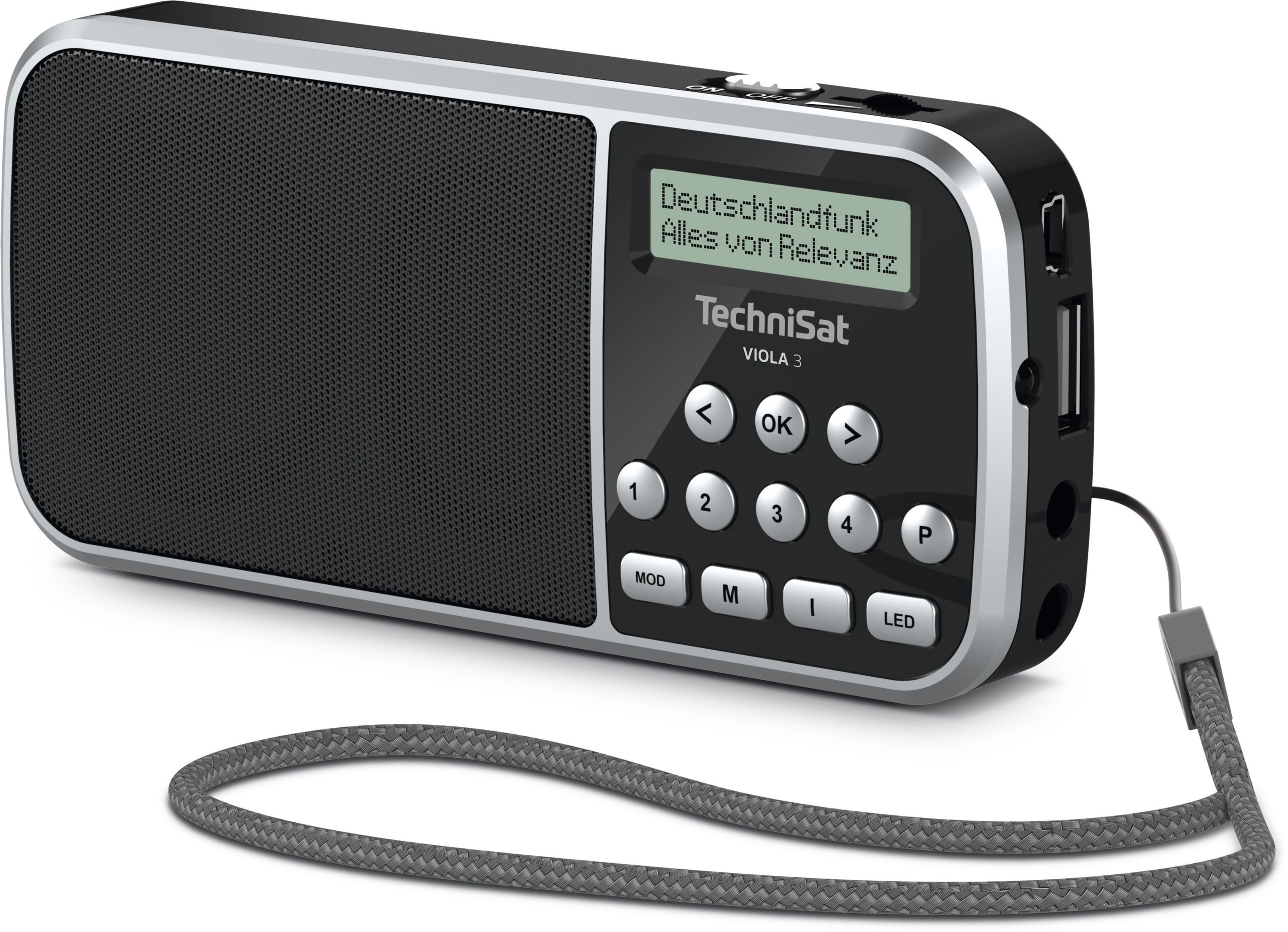 TechniSat VIOLA 3 Digitalradio (DAB) (Digitalradio (DAB), FM-Tuner mit RDS, 1 W)