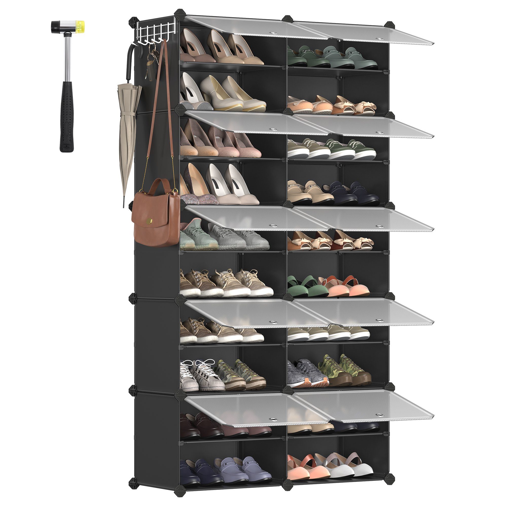 SONGMICS Schuhregal Schuhschrank, 4/6/10/12 Fächern mit günstig online kaufen