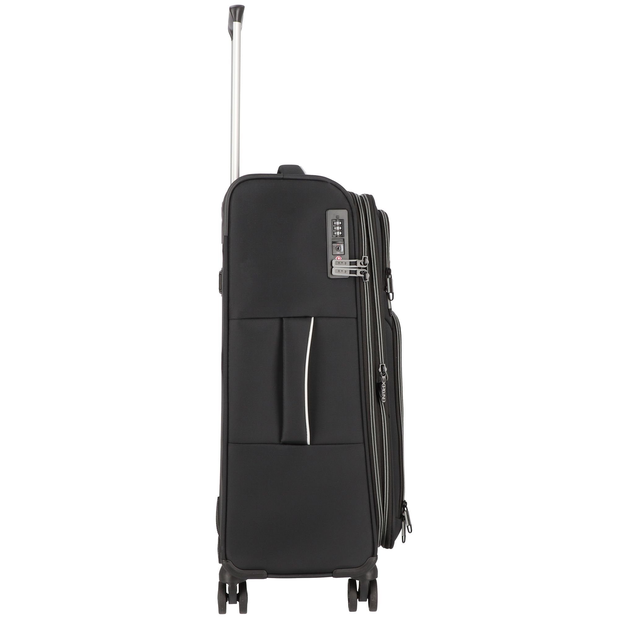 D&N Weichgepäck-Trolley Travel Line 9204, 4 Rollen, Polyester – Bild 3 von 5