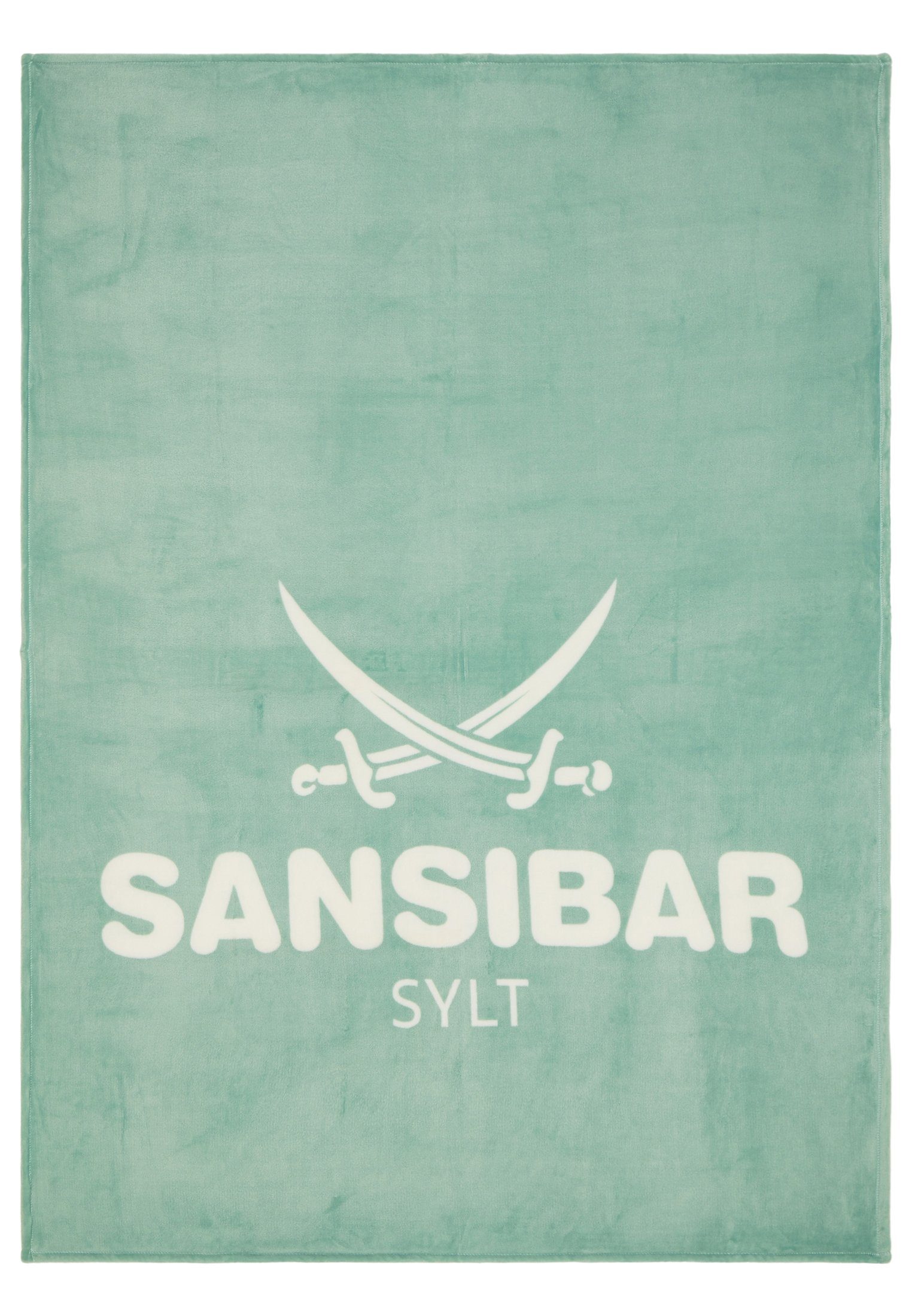 Wohndecke Plaid Sansibar Kuscheldecke Sansibar Logo Druck, 140x180 cm, Sansibar Sylt, mit hochwertigem Sansibar Logo Druck