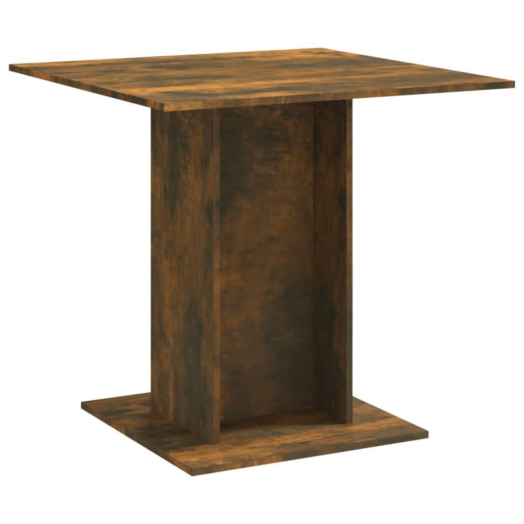 furnicato Esstisch Räuchereiche 80x80x75 cm Holzwerkstoff günstig online kaufen
