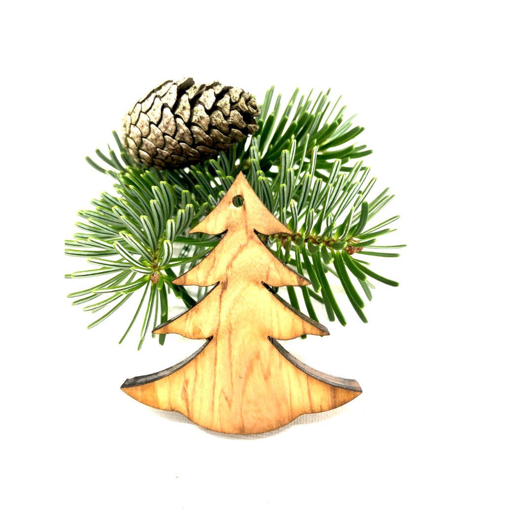 Olivenholz-erleben Olivenholz Christbaumanhänger aus Christbaumschmuck (1-tlg), wunderschöne Weihnachtsbaum als Dekoration