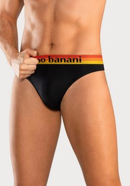 Bruno Banani String (Packung, 5-St) mit Streifen Logo Webbund